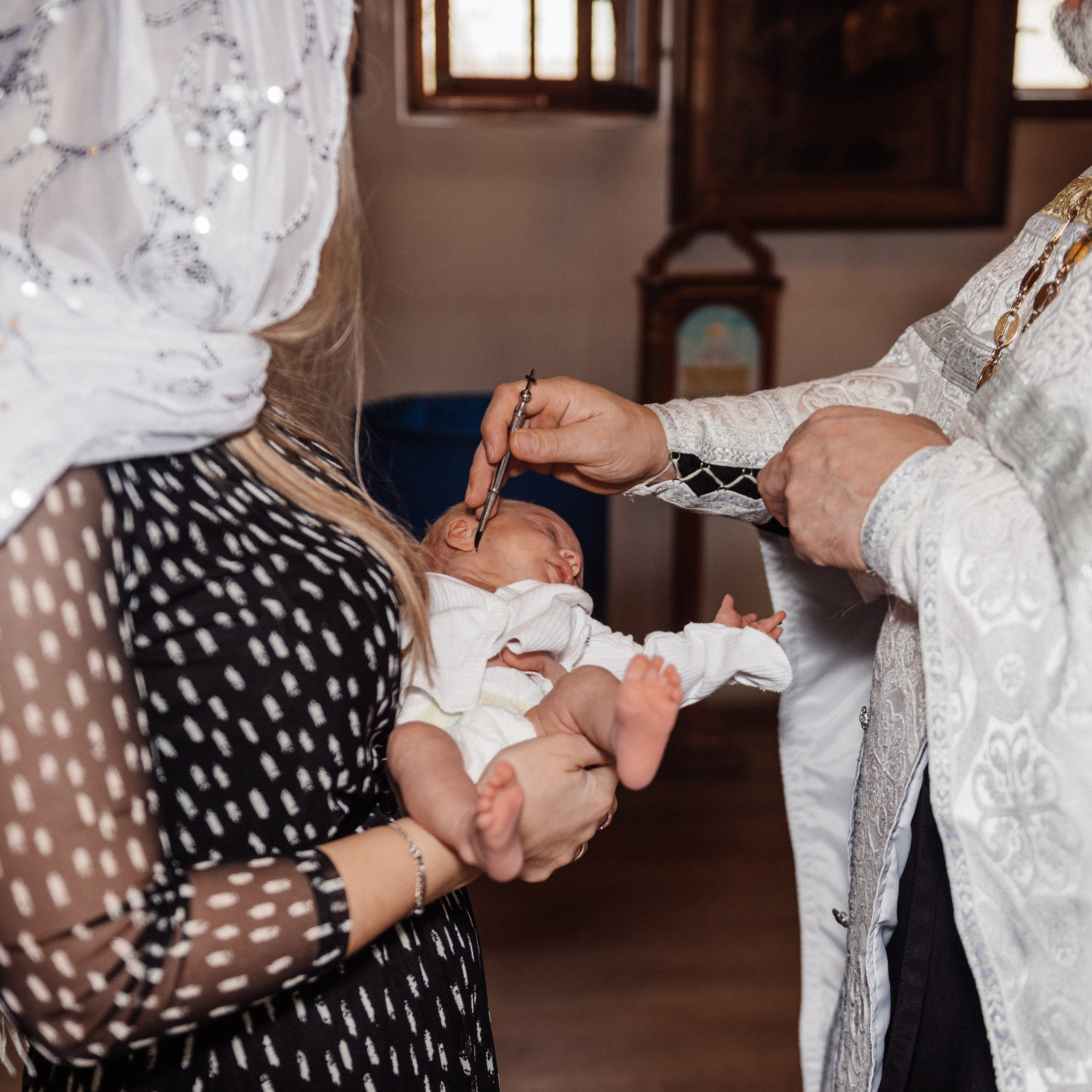 Храм Пресвятой Богородицы, крещение Алены. Фотограф в Минске