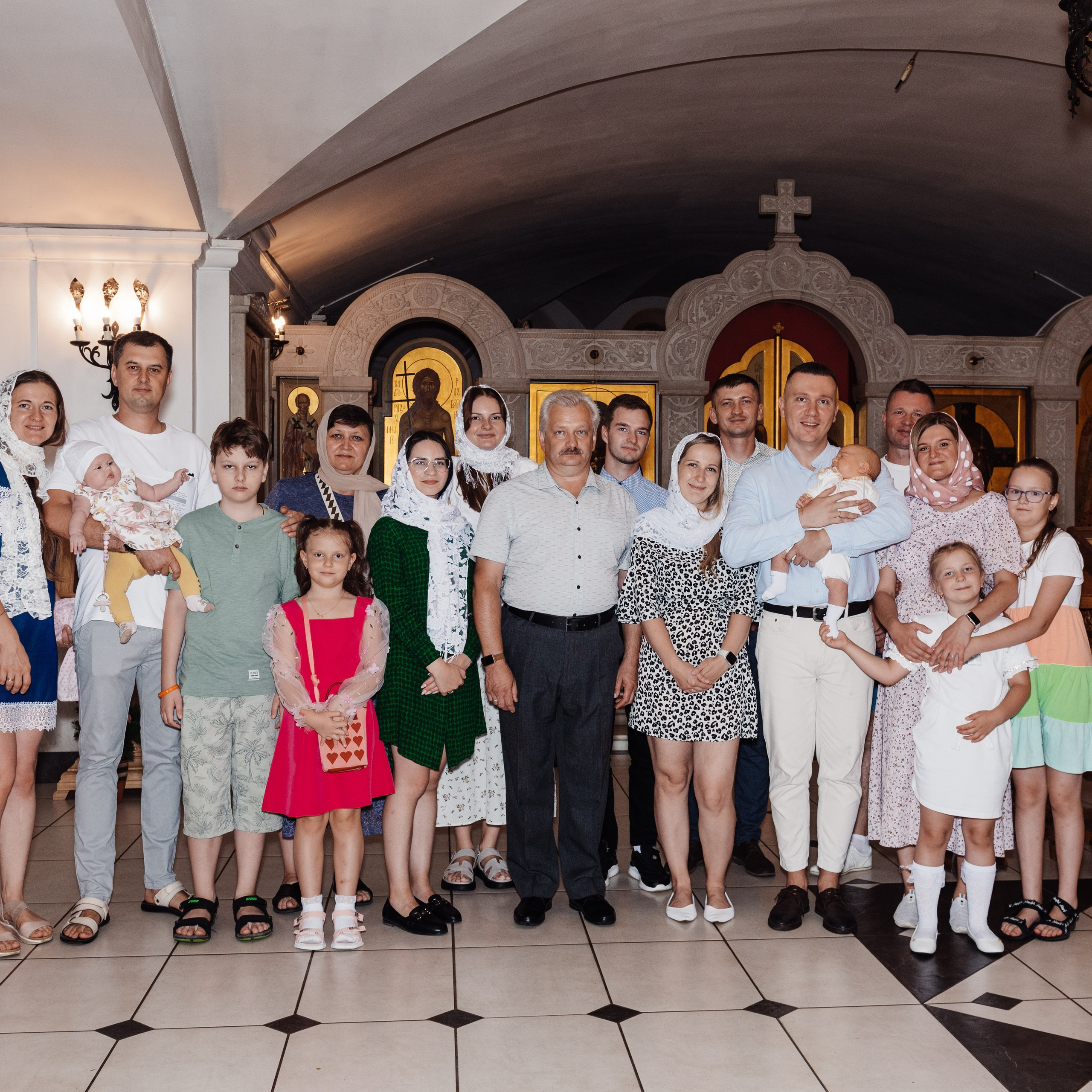 Храм Пресвятой Богородицы, крещение Марка. Фотограф в Минске