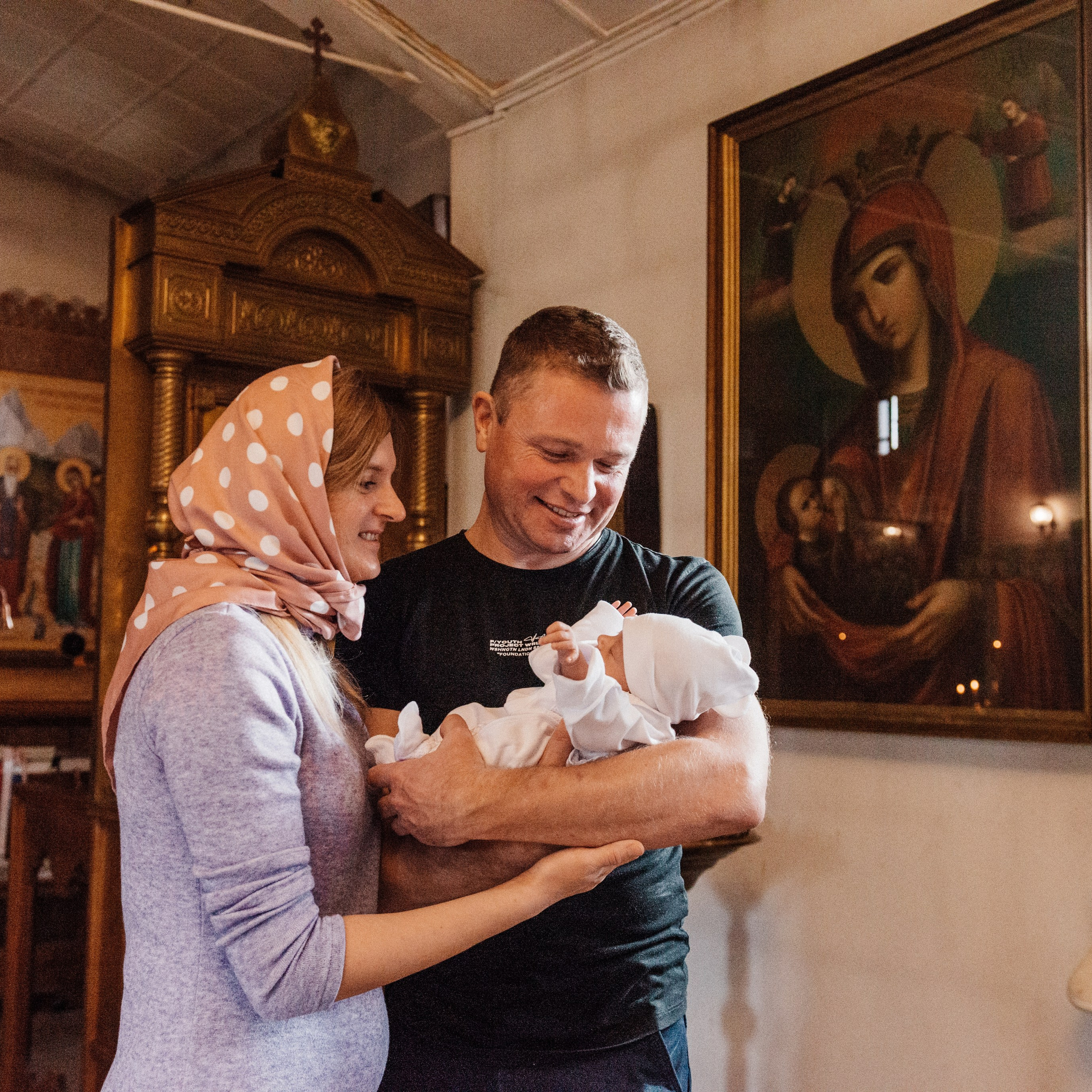 Храм Пресвятой Богородицы, крещение Алены. Фотограф в Минске