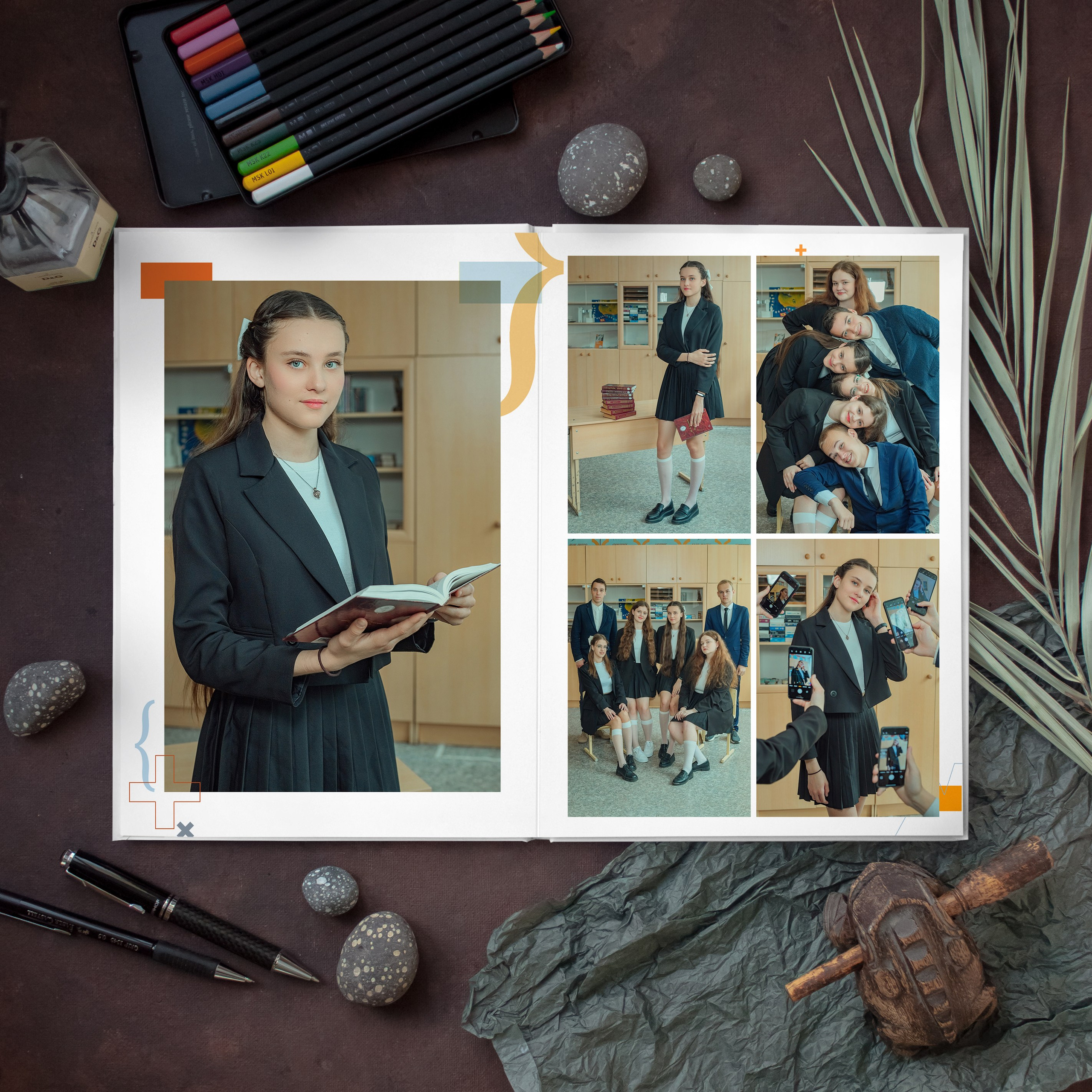 Выпускной альбом: КЛАССИЧЕСКИЙ «МАТЕМАТИКА». Фотограф Лилия Ремизова, Рязань