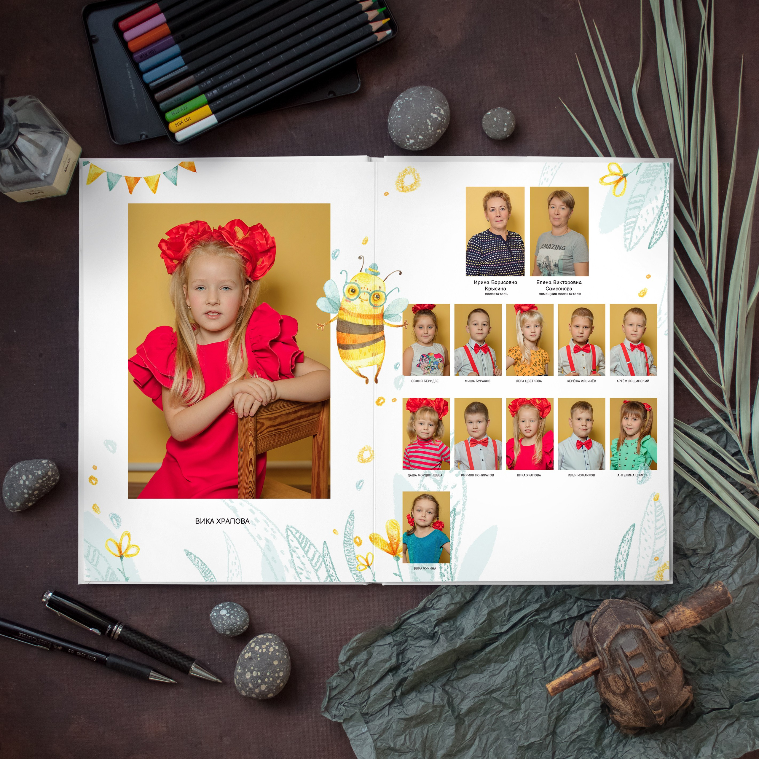 Выпускной альбом: ПЛАНШЕТ «ПЧЕЛКИ». Фотограф Лилия Ремизова, Рязань