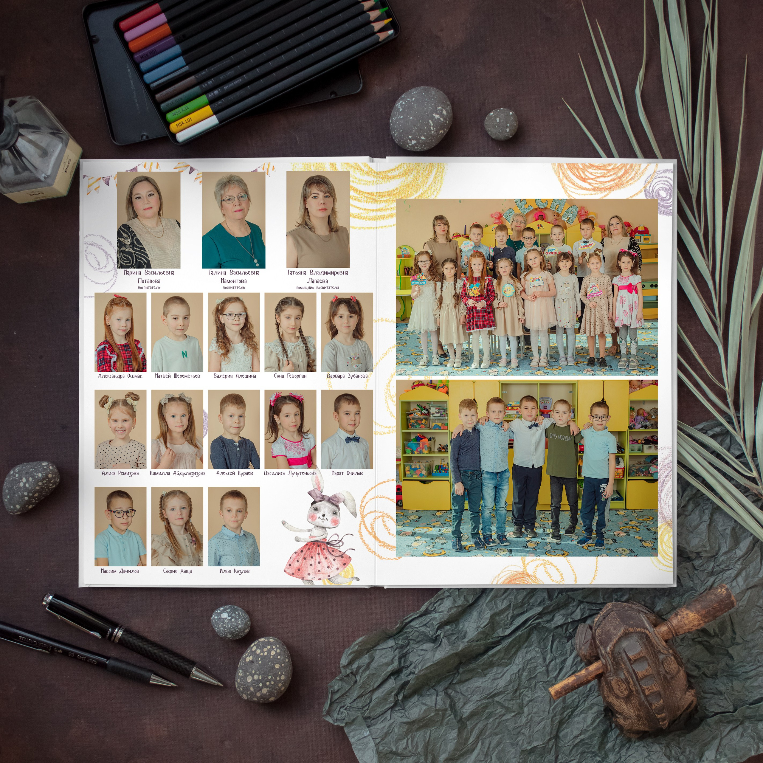 Выпускной альбом: КЛАССИЧЕСКИЙ «СОЛНЕЧНЫЕ ЗАЙЧИКИ». Фотограф Лилия Ремизова, Рязань