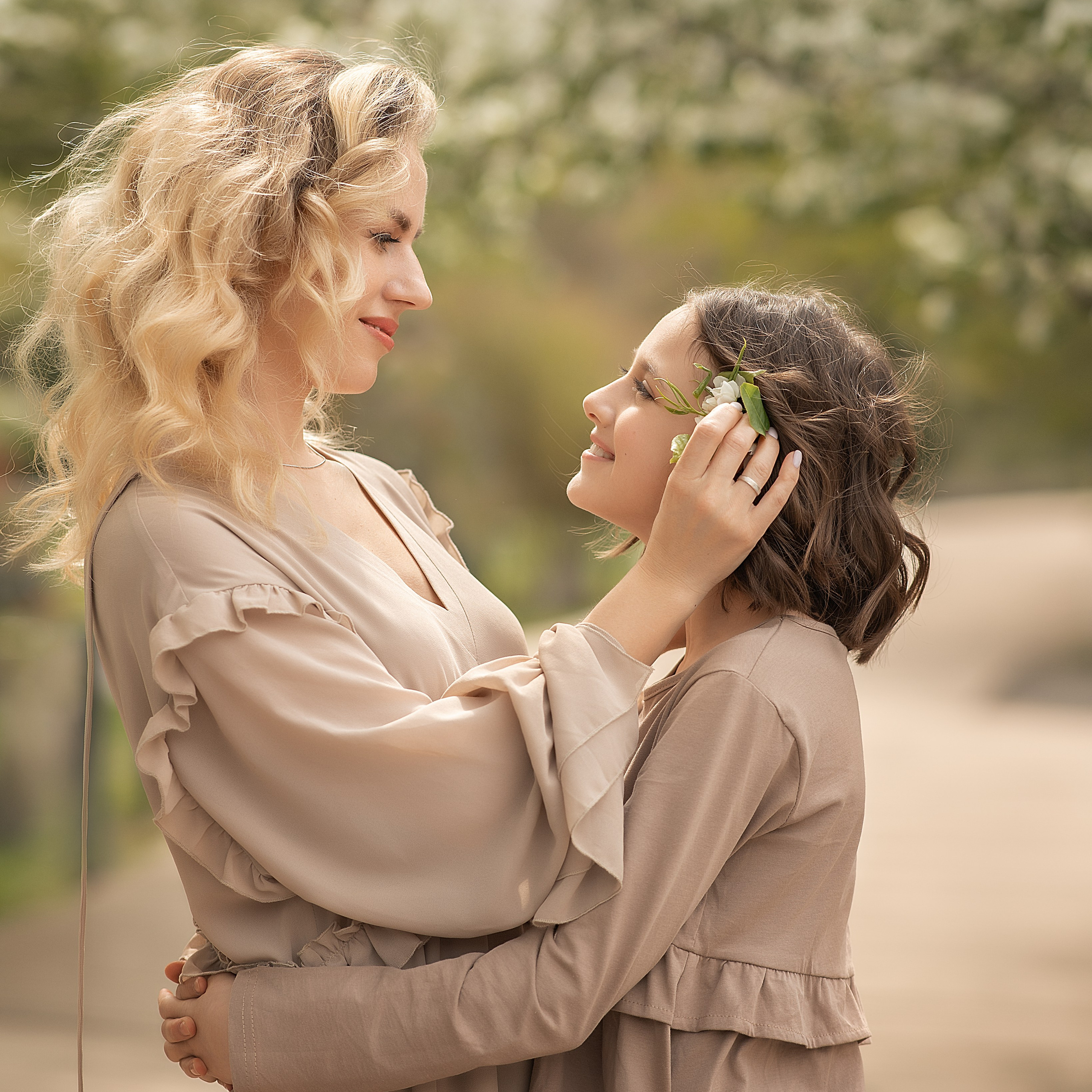 Фотосессия мамы с дочкой в Музеоне