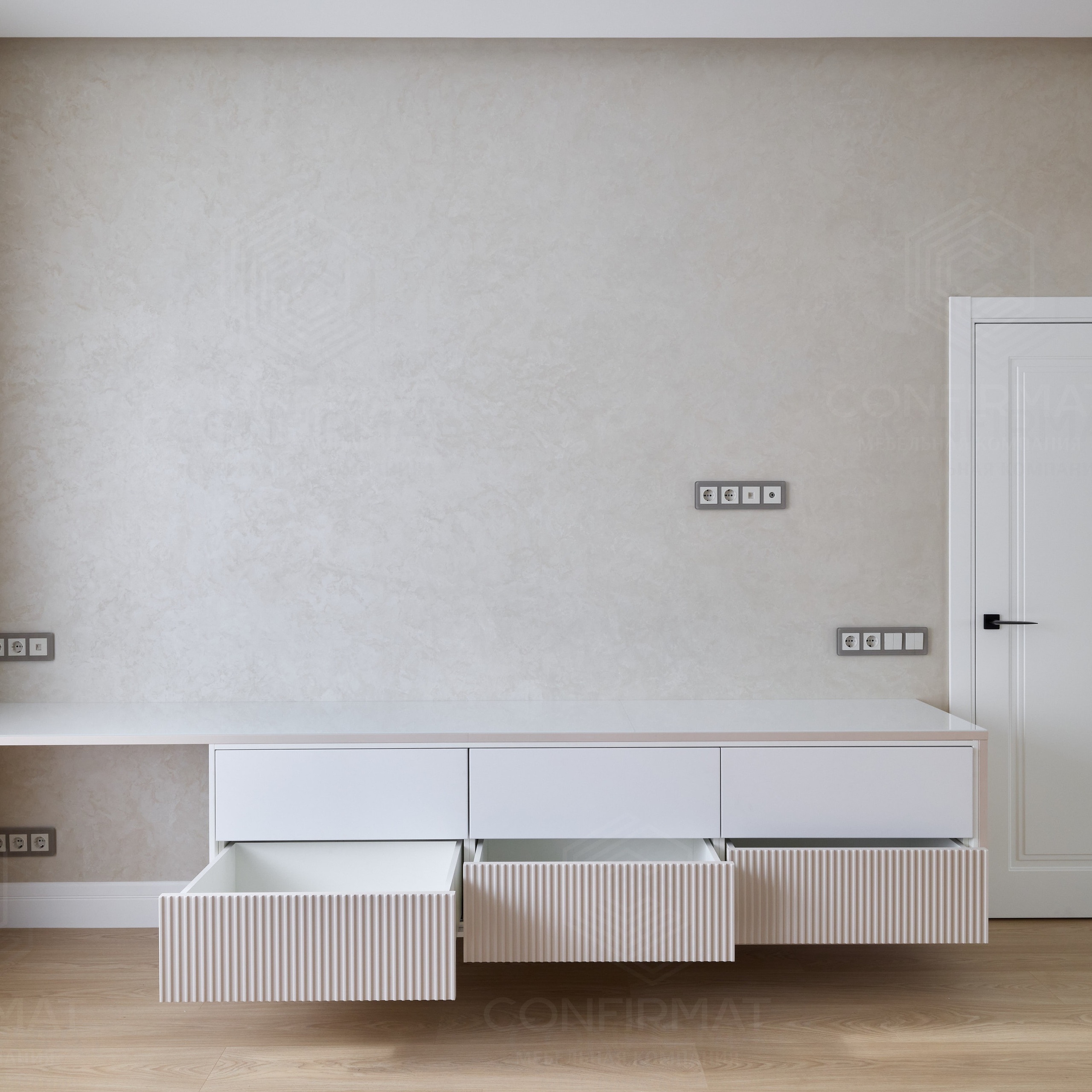 Подвесная тумба под ТВ