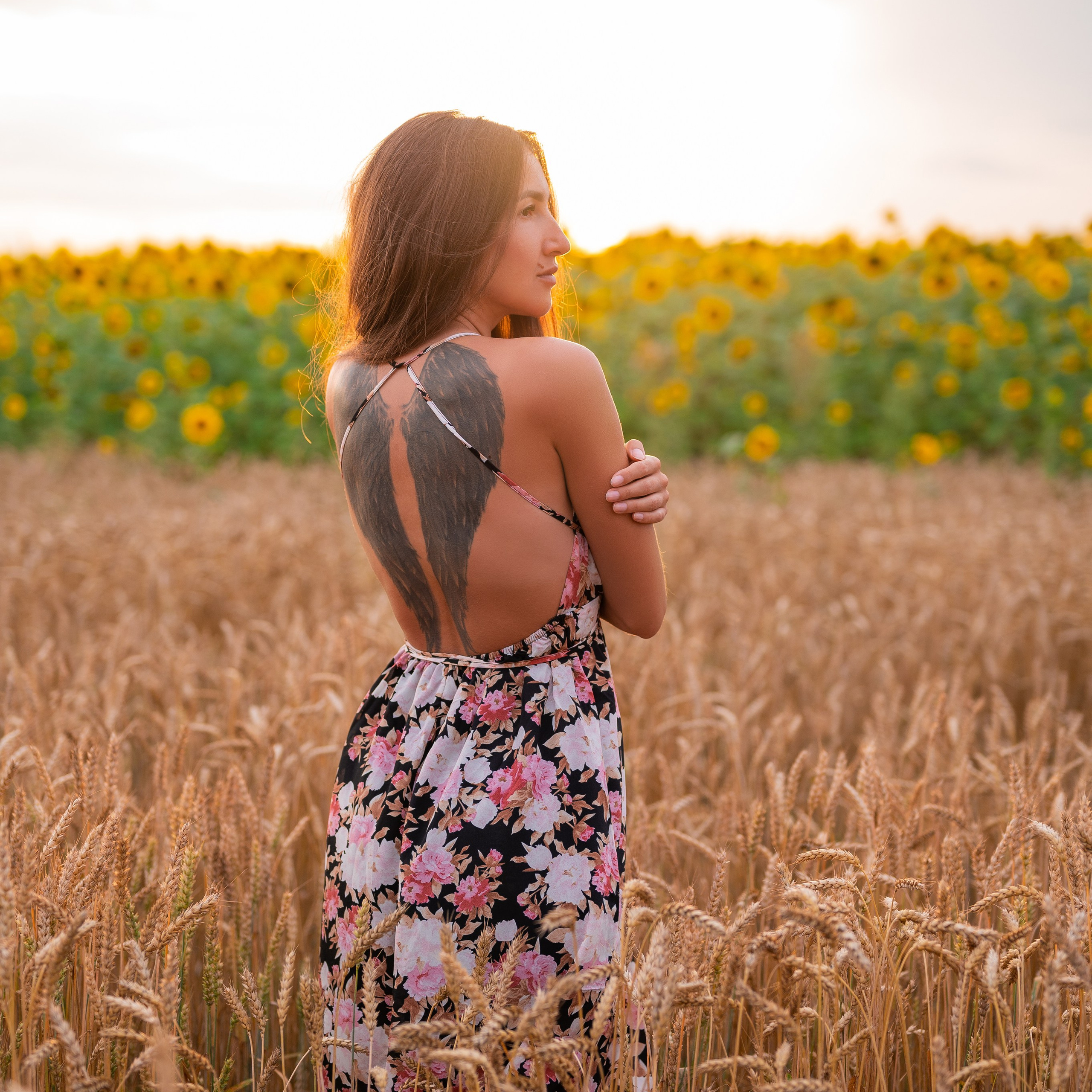 На природе