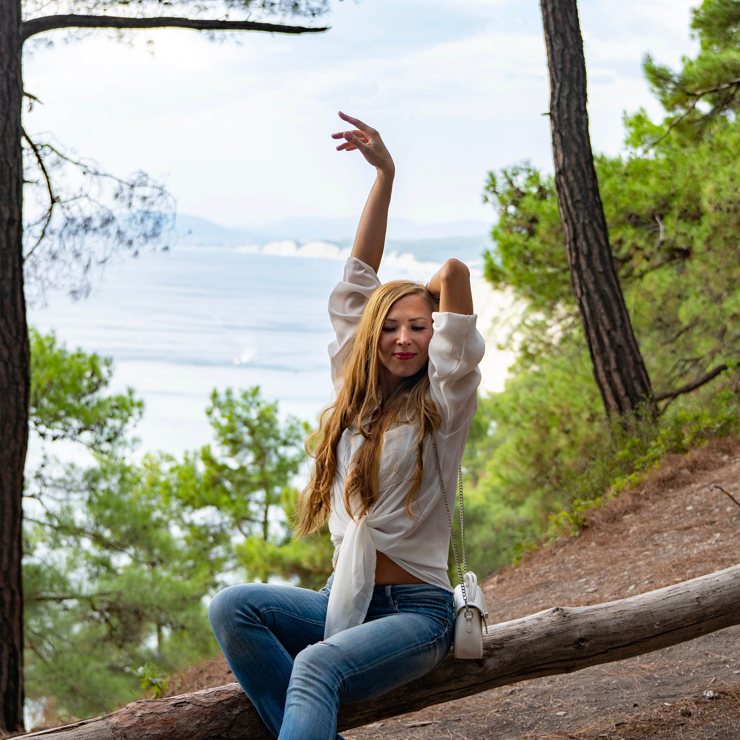 Летняя фотосессия в Голубой бездне