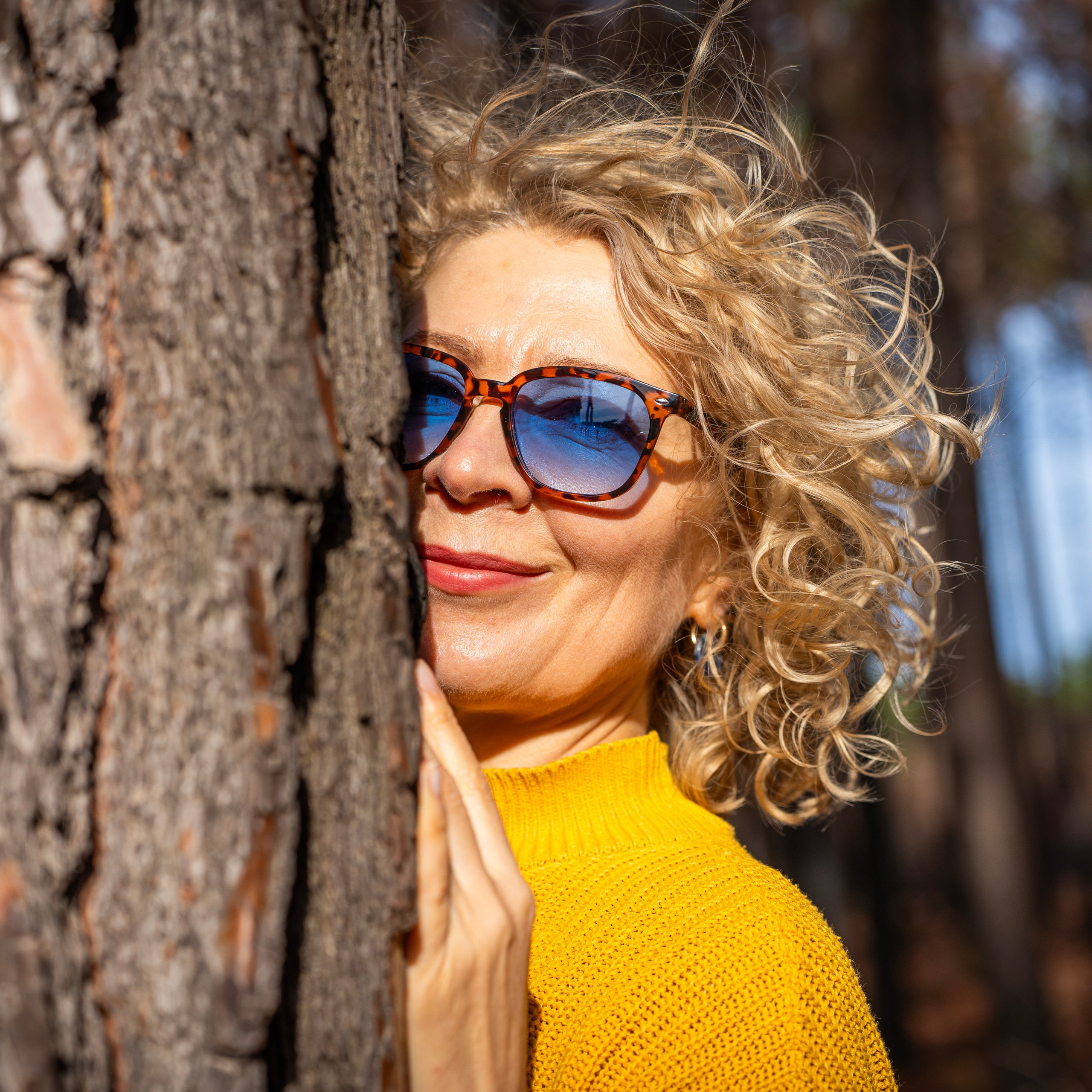 Фотопрогулка в Голубой бездне — золотая осень