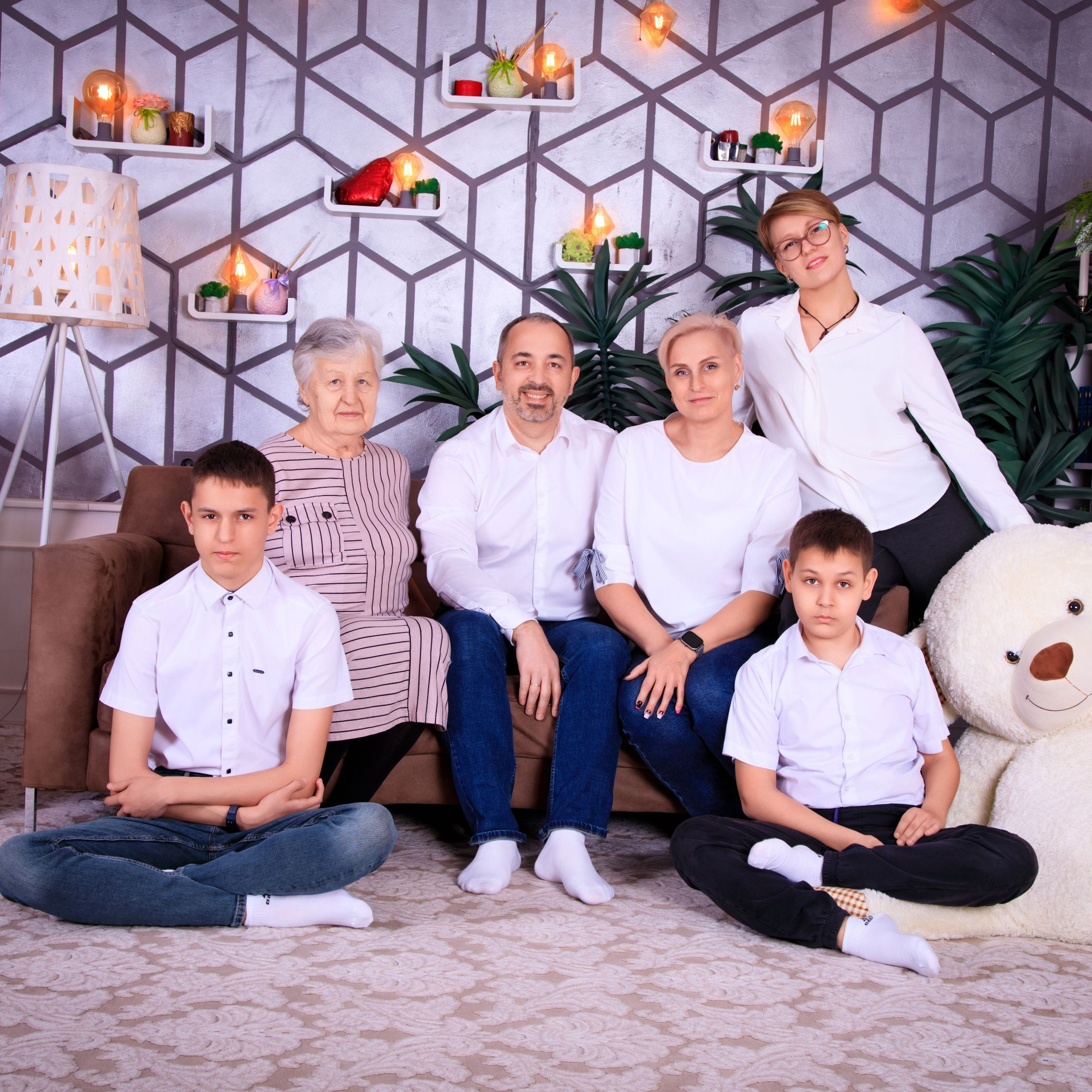 Фотосессия для большой семьи