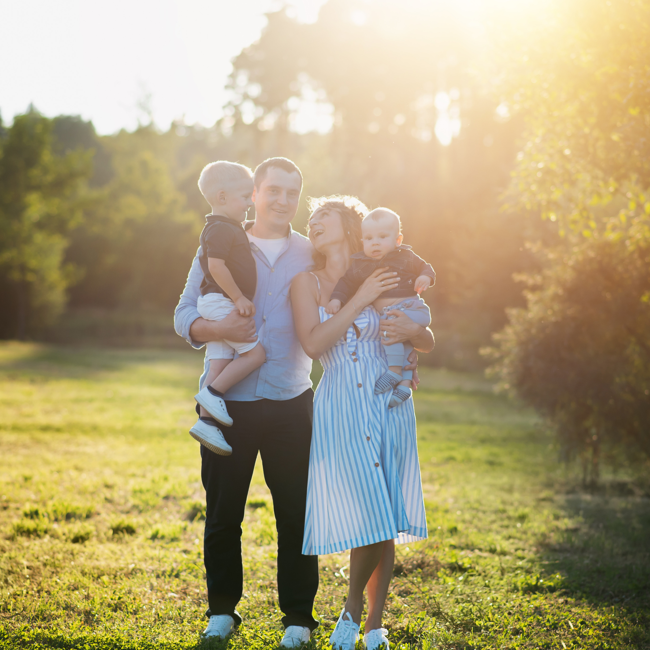 Женя, Дима, Ваня и Денис. Энергия лета