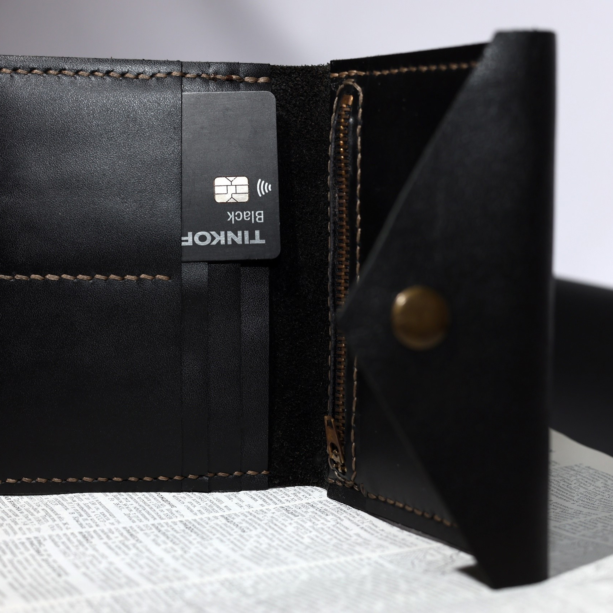 Портмоне из натуральной кожи