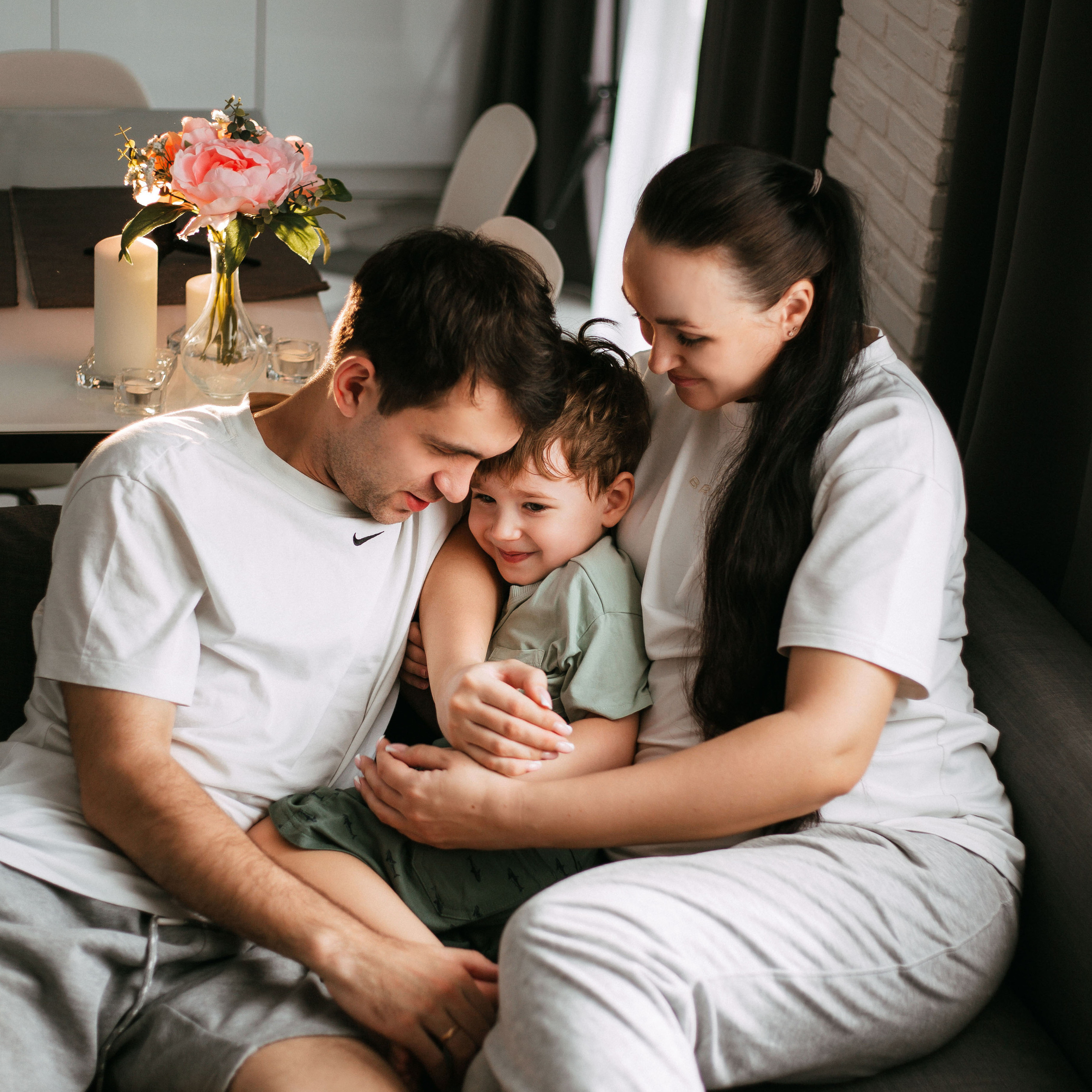 Лена, Ярослав и сыночек Артем