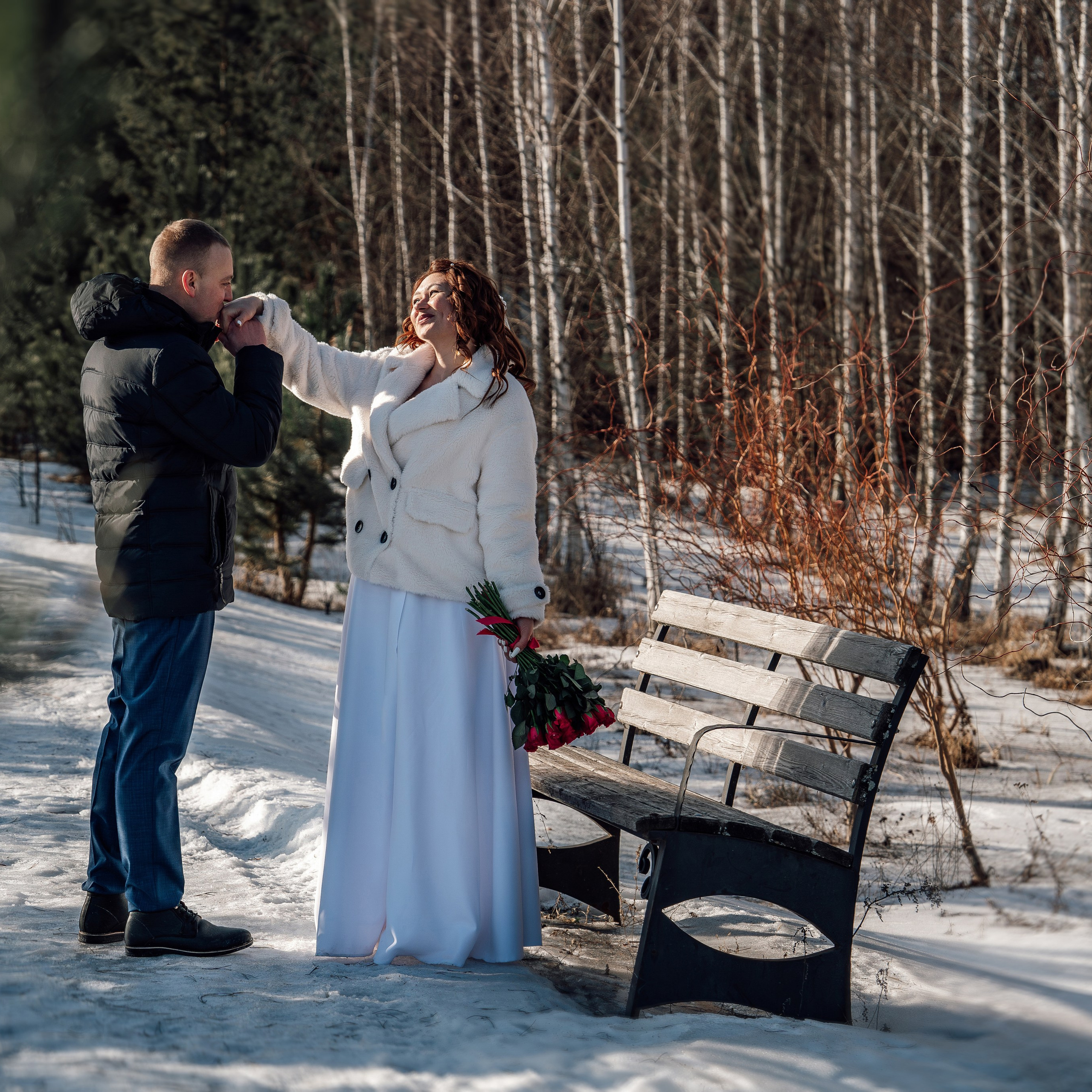 Зимняя свадьба Алексея и Марины