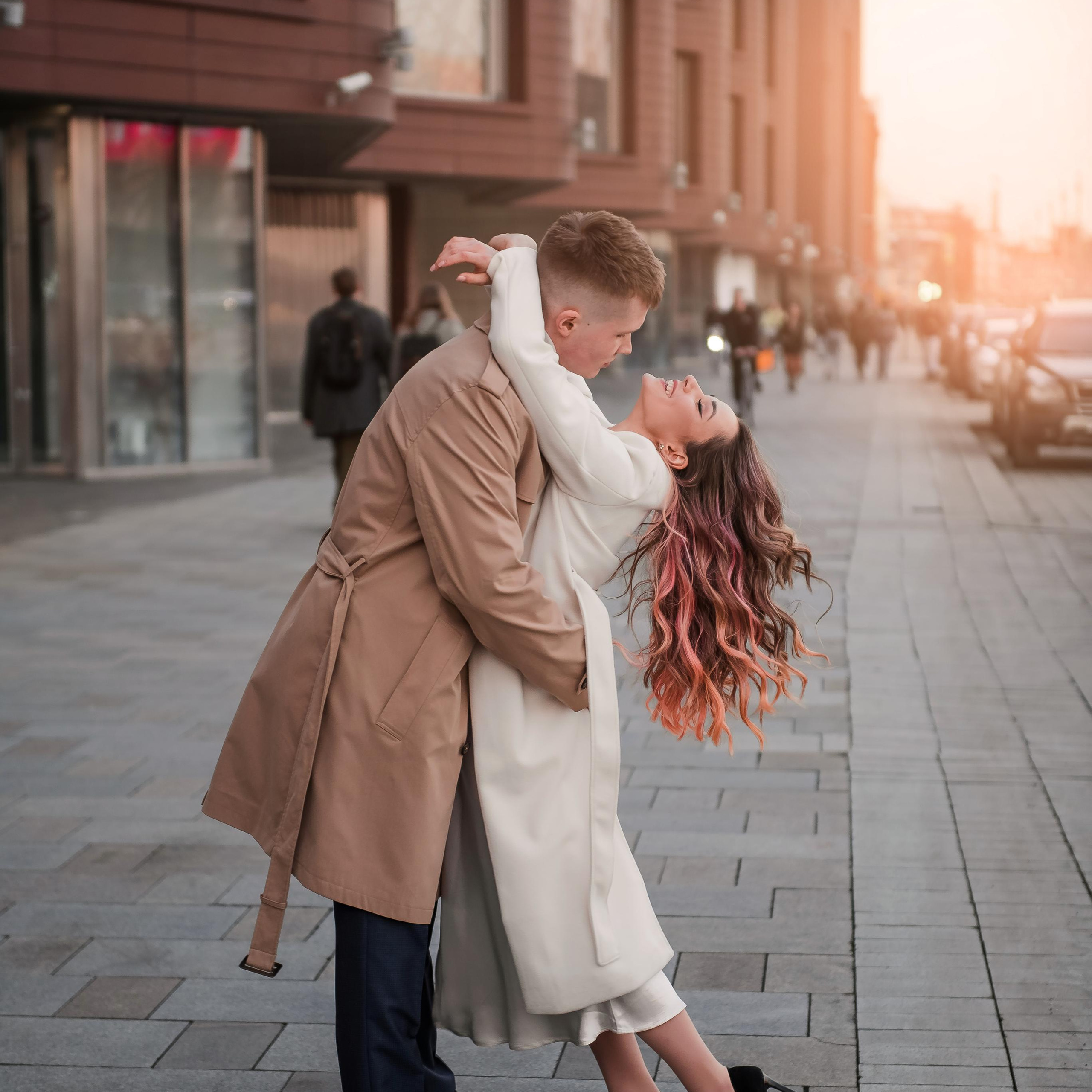 love-story в городе, пара в городе