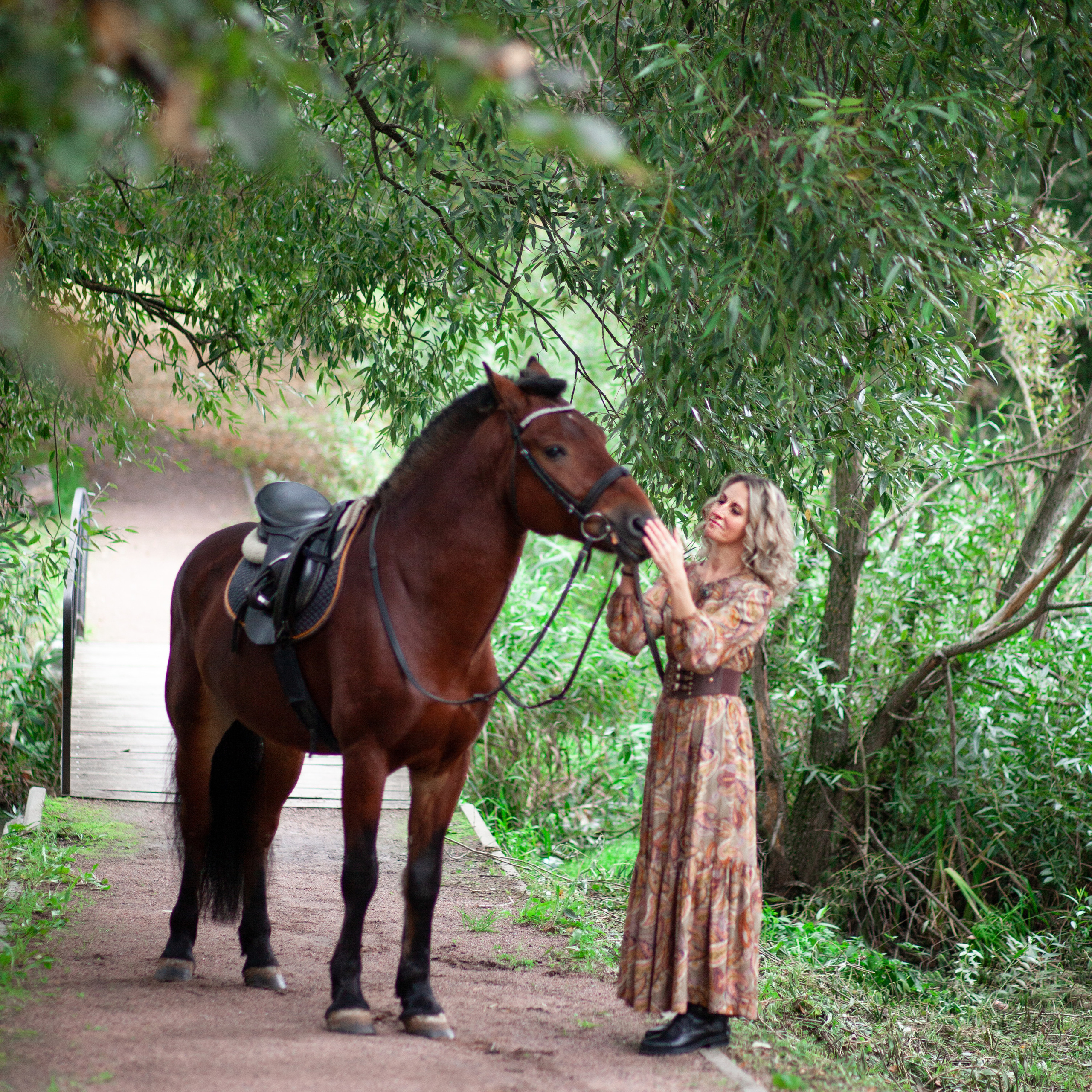 Фотопрогулка с лошадью