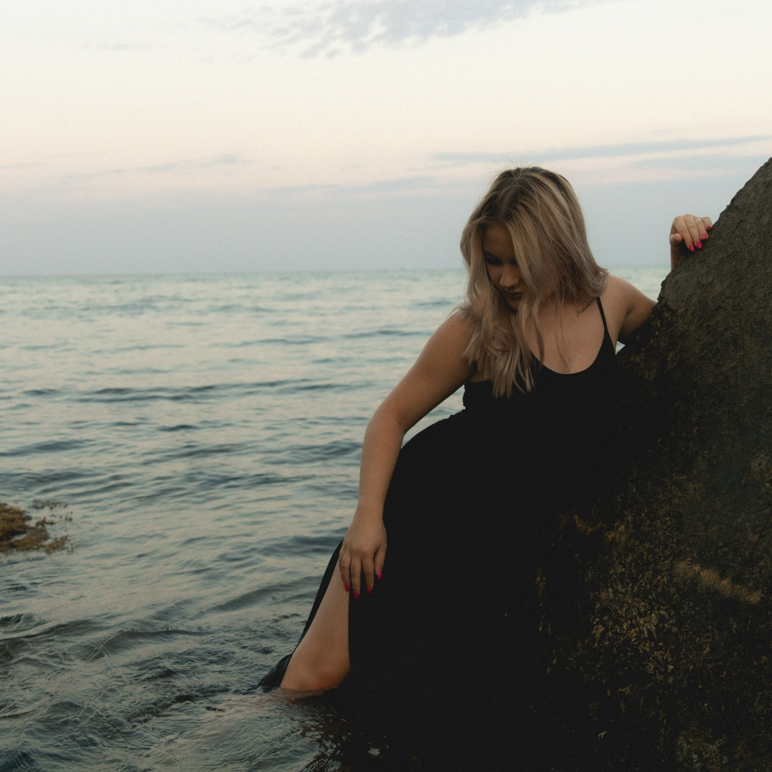 Настя и море