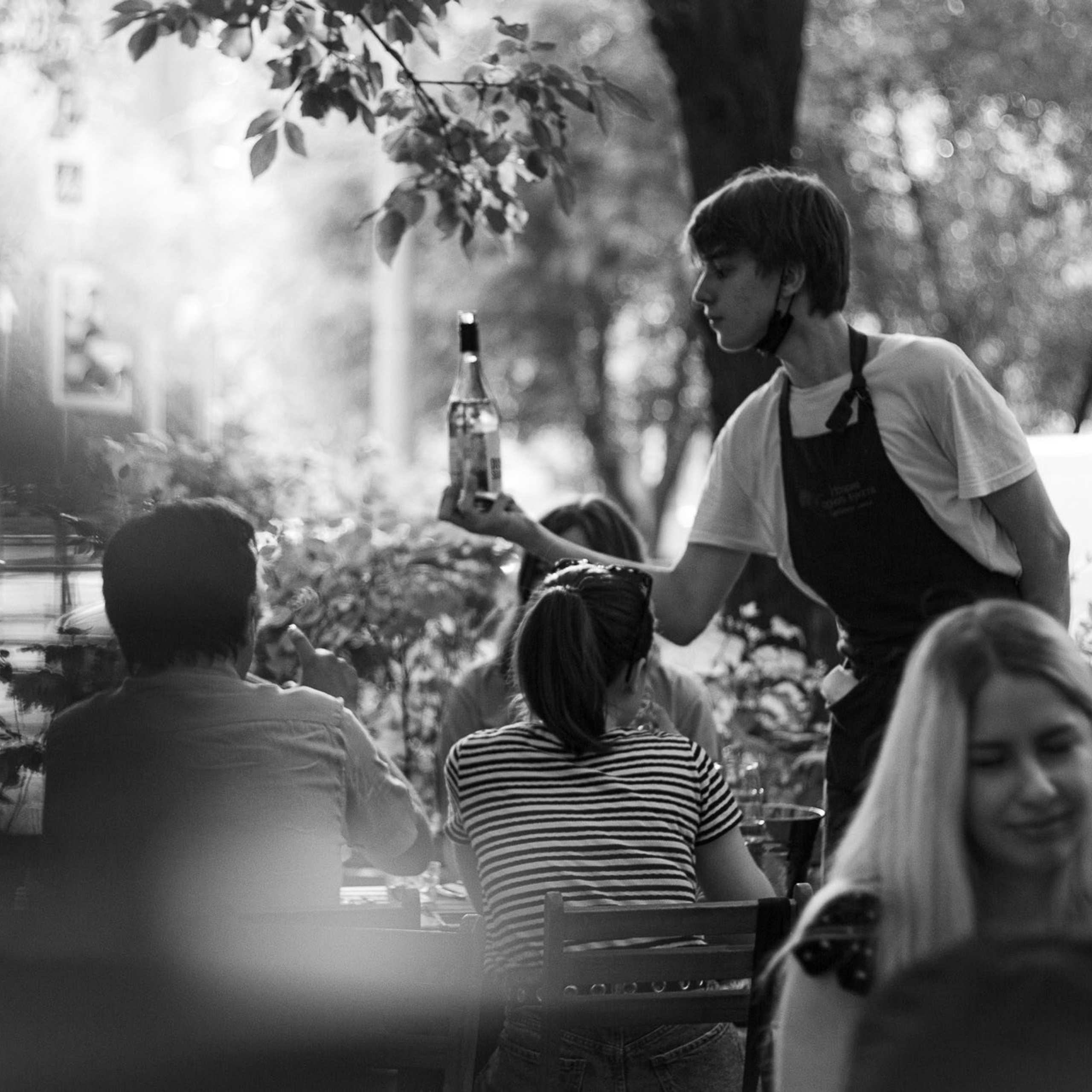 Концерт в летнем кафе Bollo