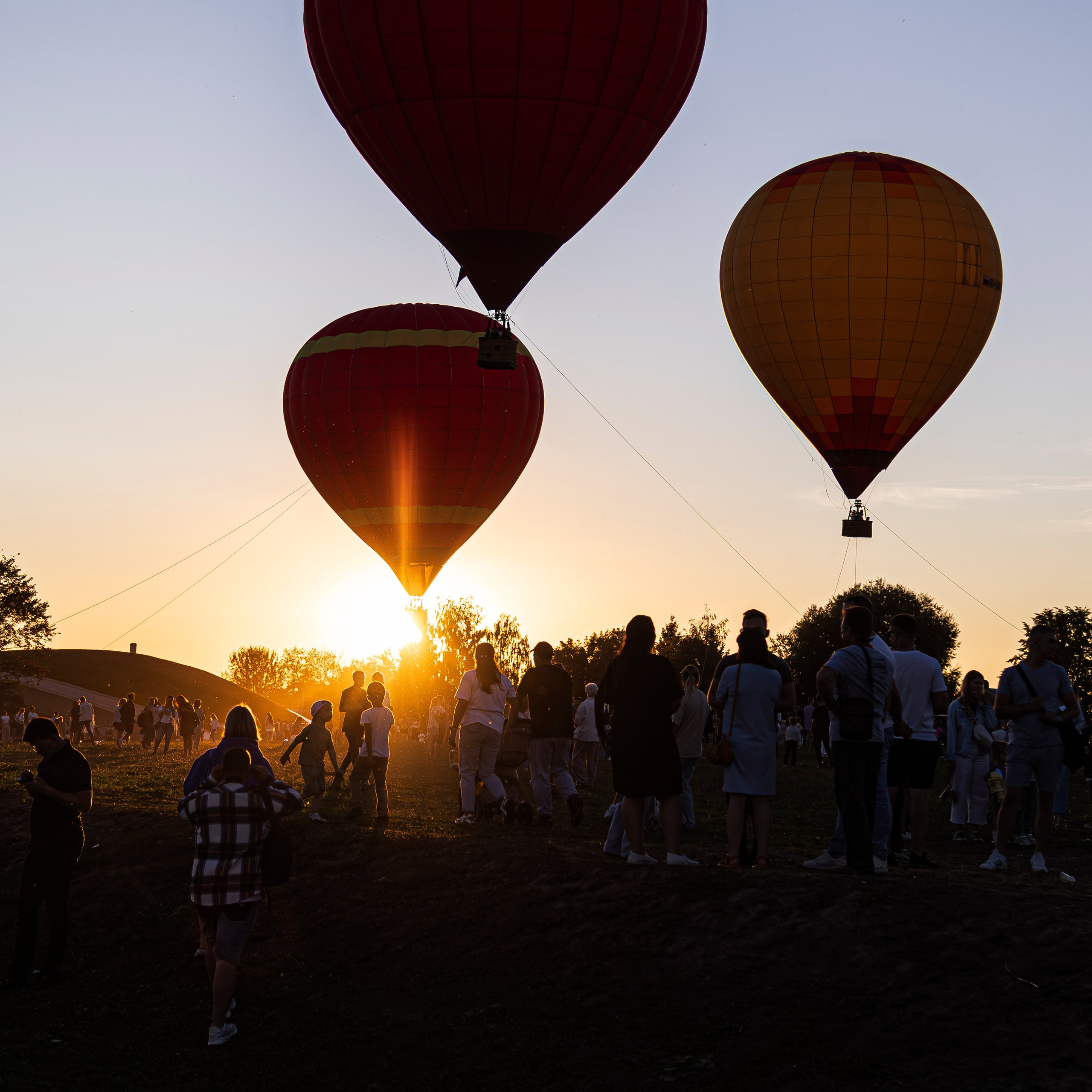 Поехали на фестивале воздушных шаров в Суздале 2024