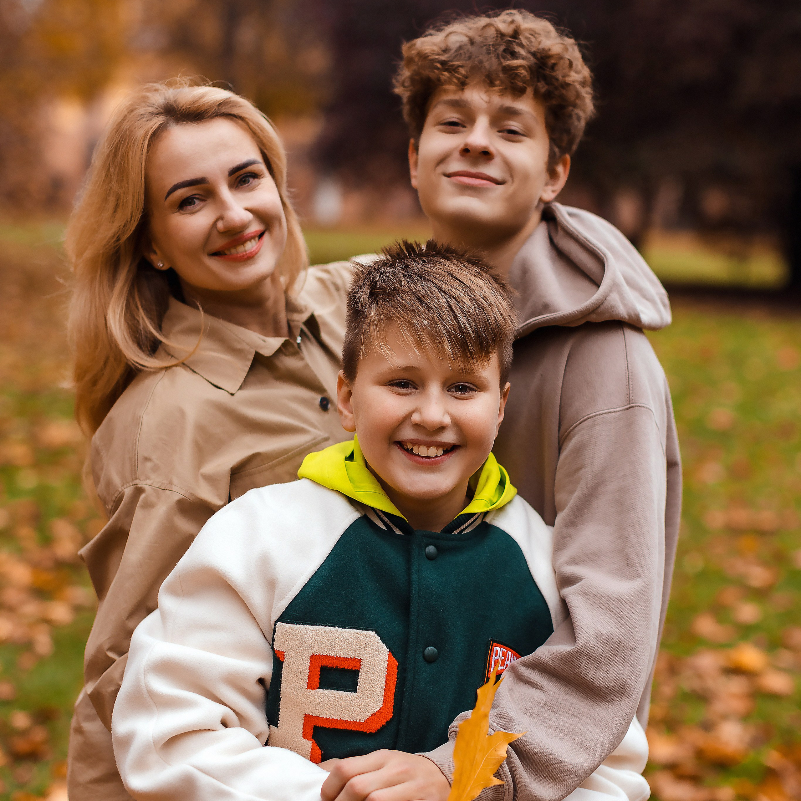 Семейная, золотая осень.