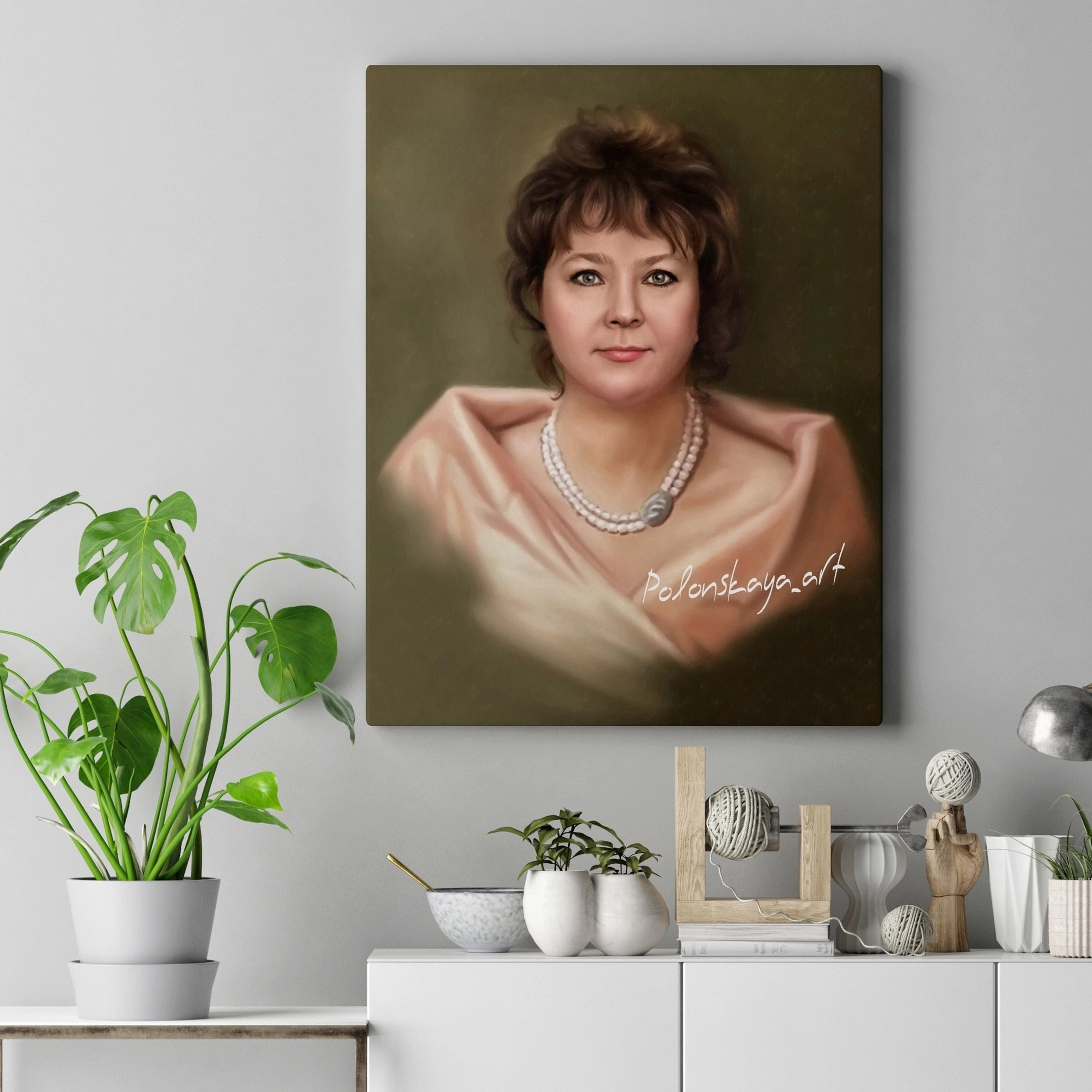 Арт портреты на холсте. Фотограф (графический дизайнер) Полонская Юлия