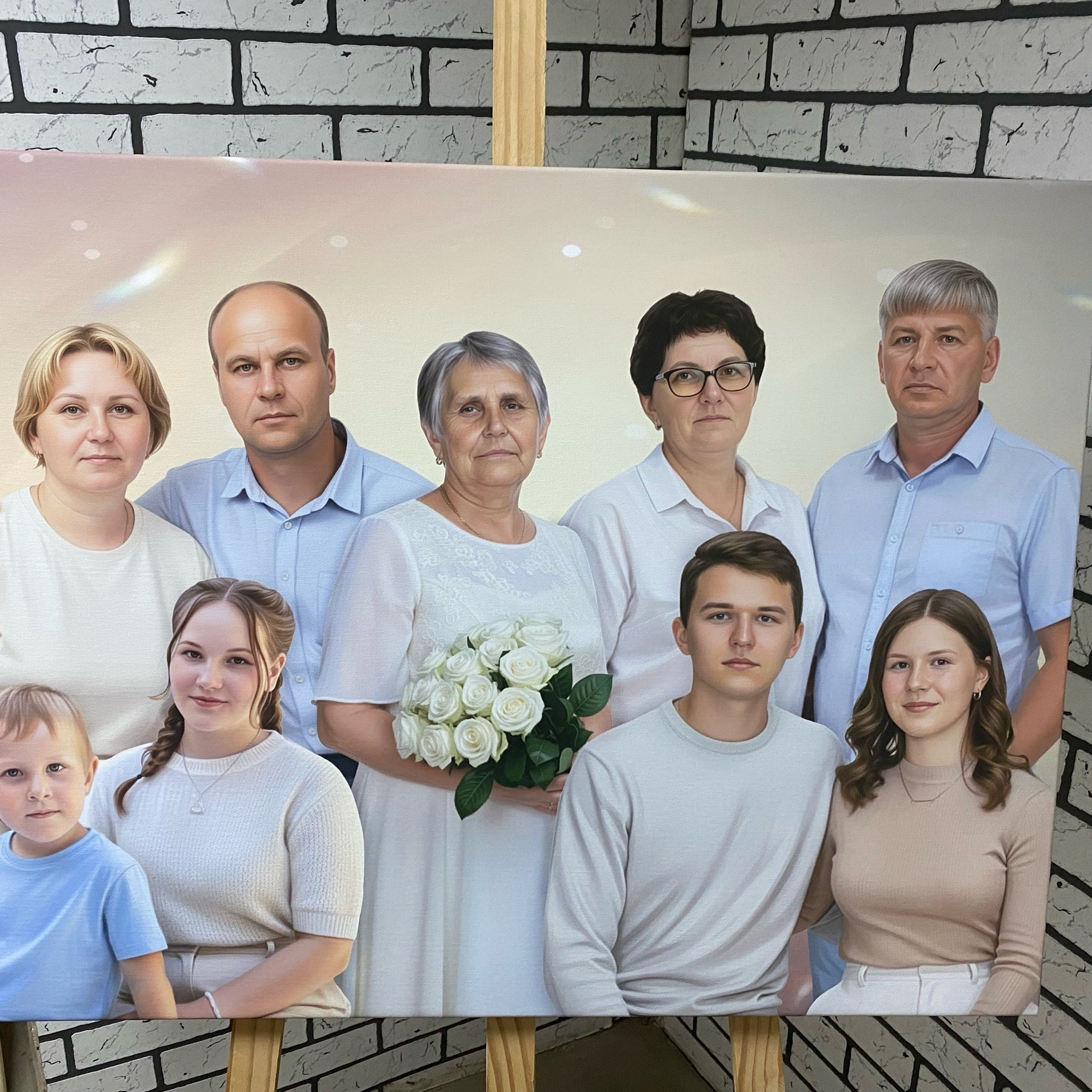 Арт портреты на холсте. Фотограф (графический дизайнер) Полонская Юлия