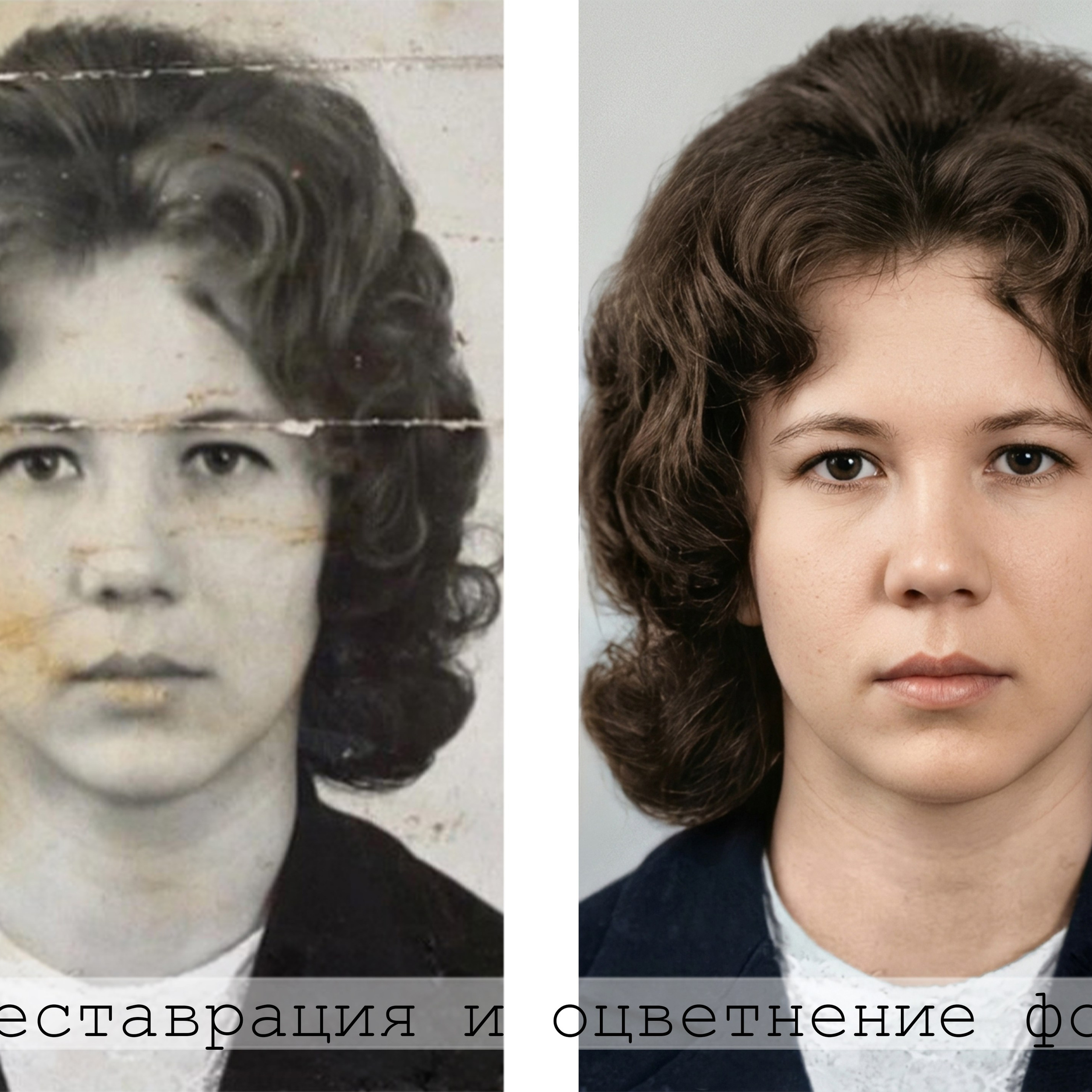 Реставрация фото. Фотограф (графический дизайнер) Наумова Юлия