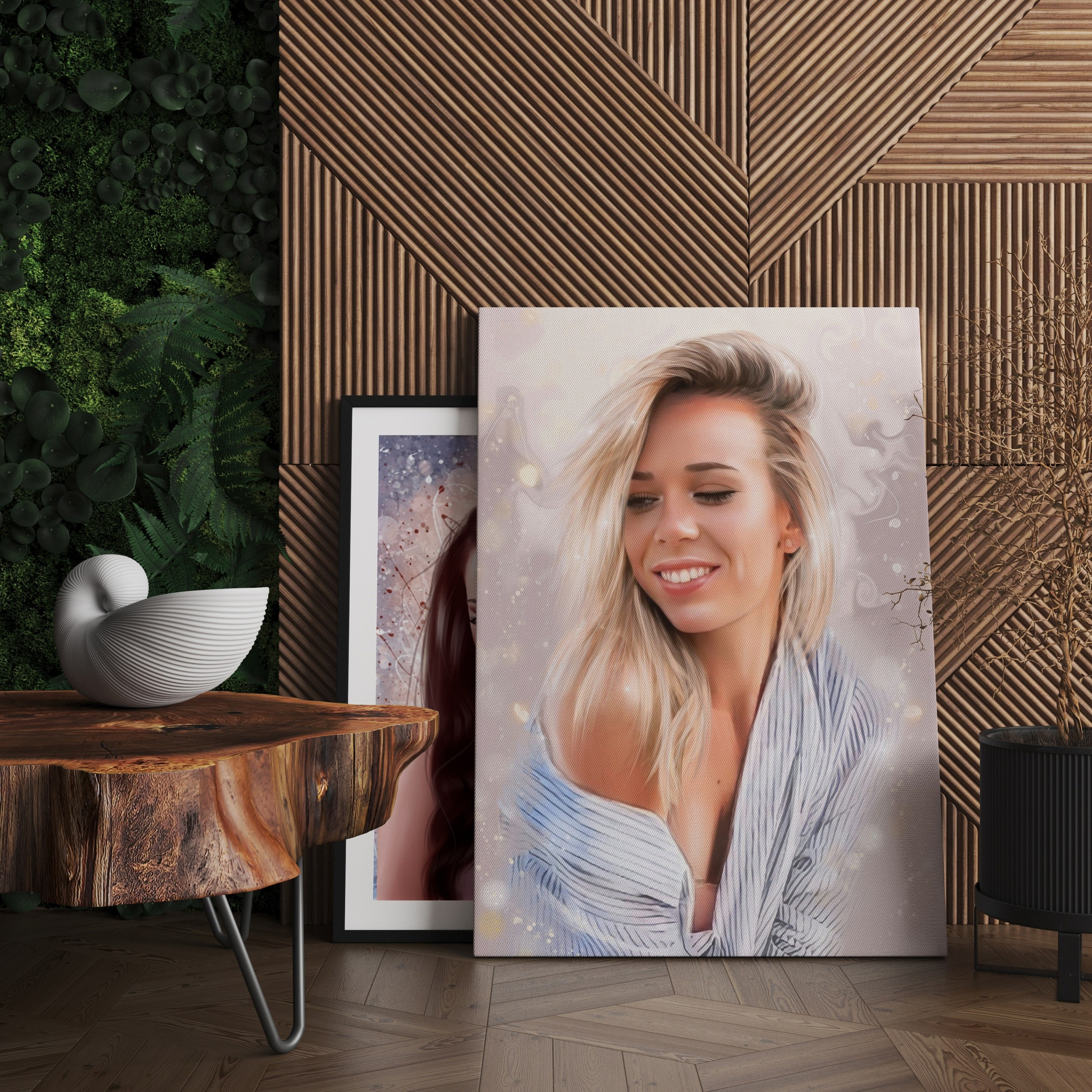 Арт портреты на холсте. Фотограф (графический дизайнер) Полонская Юлия