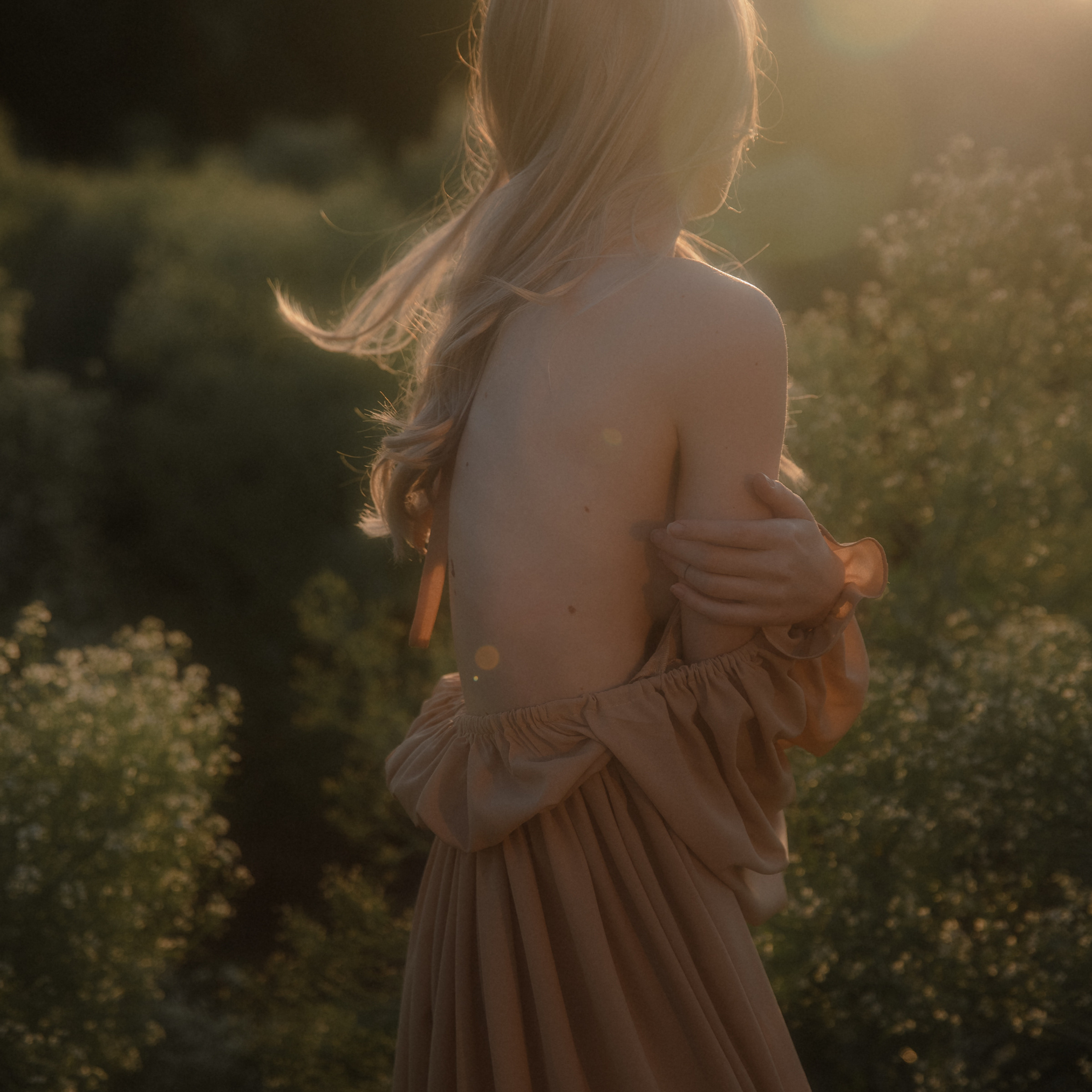 Женственная фотосессия на закате. Кира