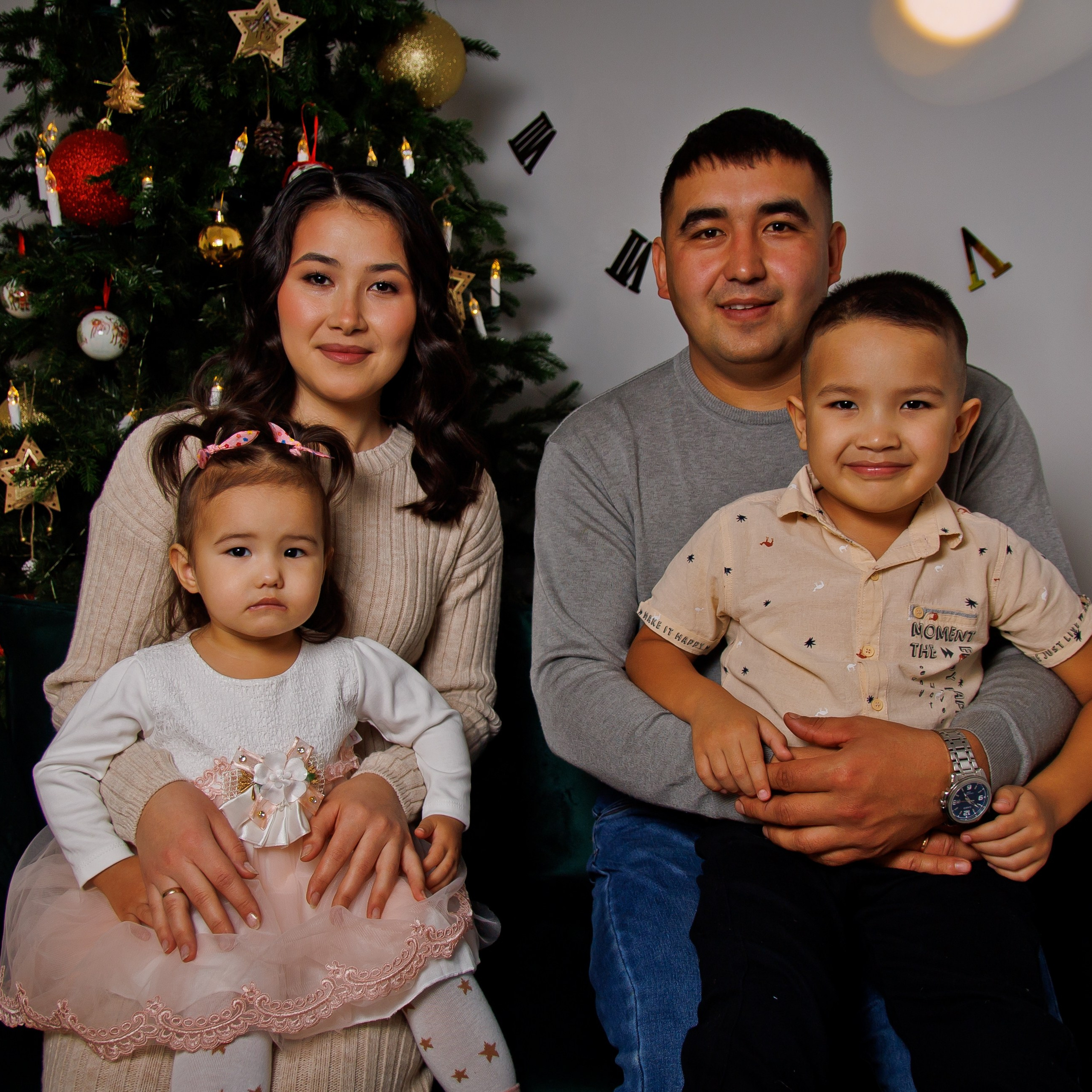 Новогодняя семейная фотосессия