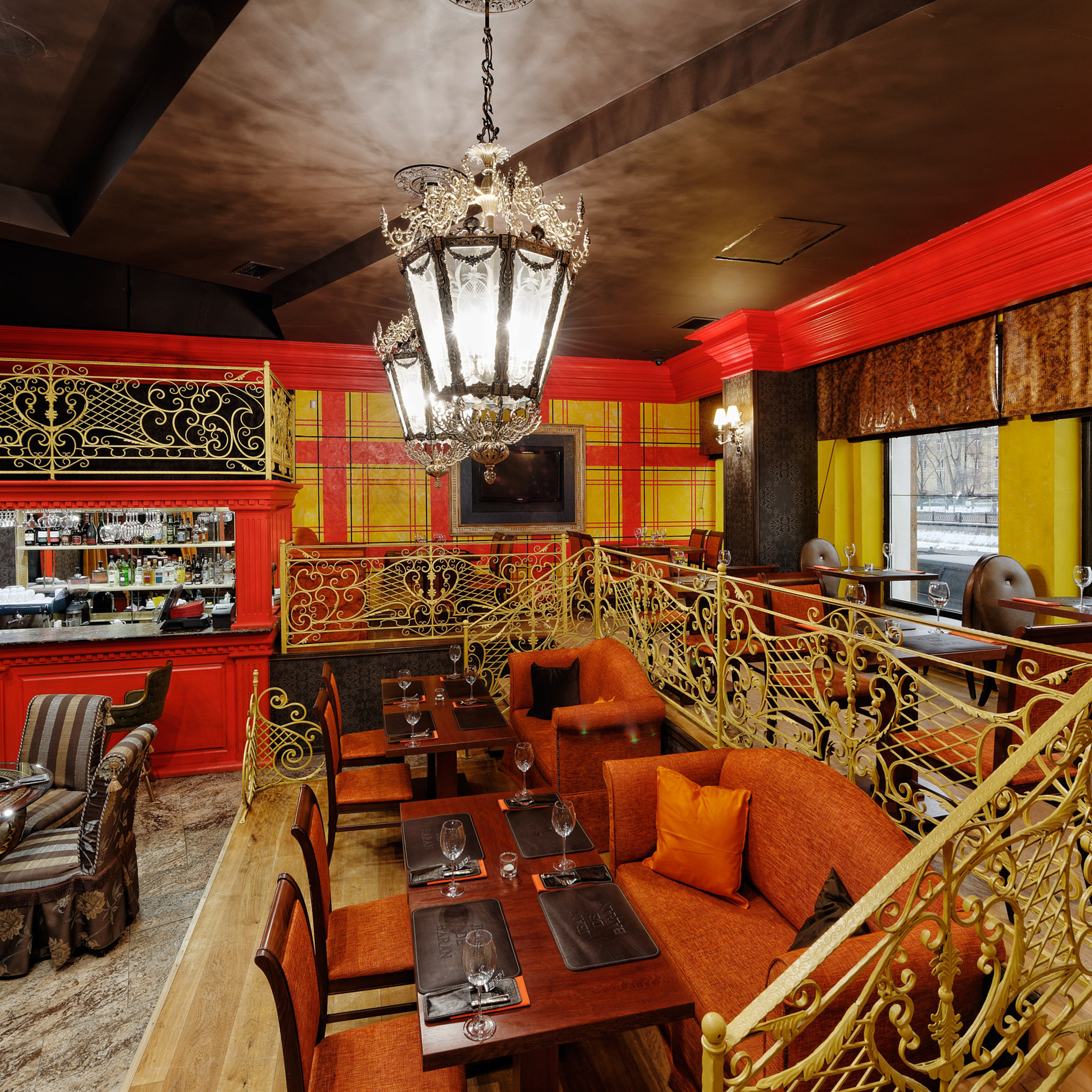 Интерьерная съемка для ресторана Жан Де Баран. Интерьерная съемка в Москве и России