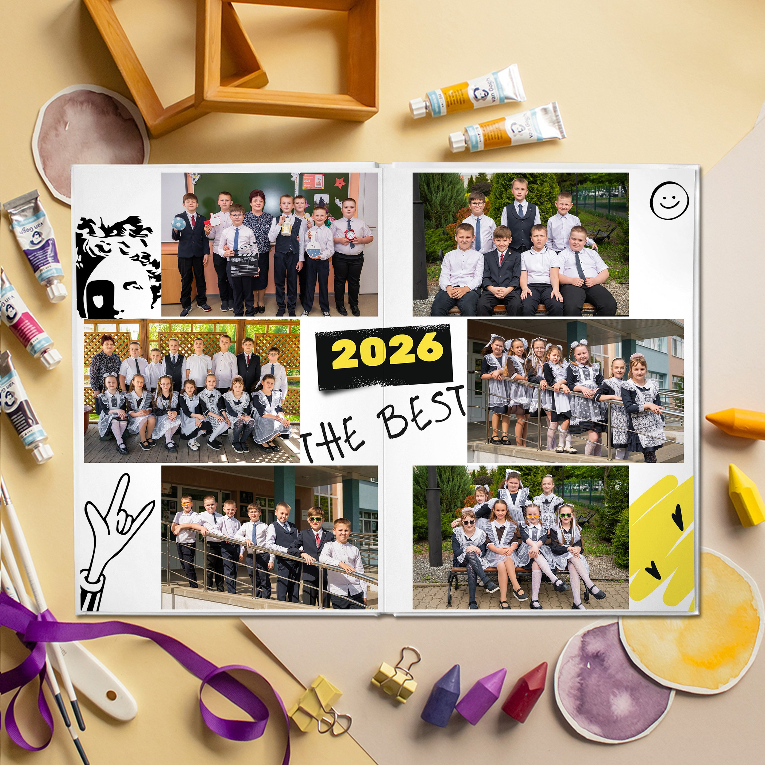 1-4 классы. Выпускные альбомы и Школьный фотограф в Алексеевке, Бирюче, Красном