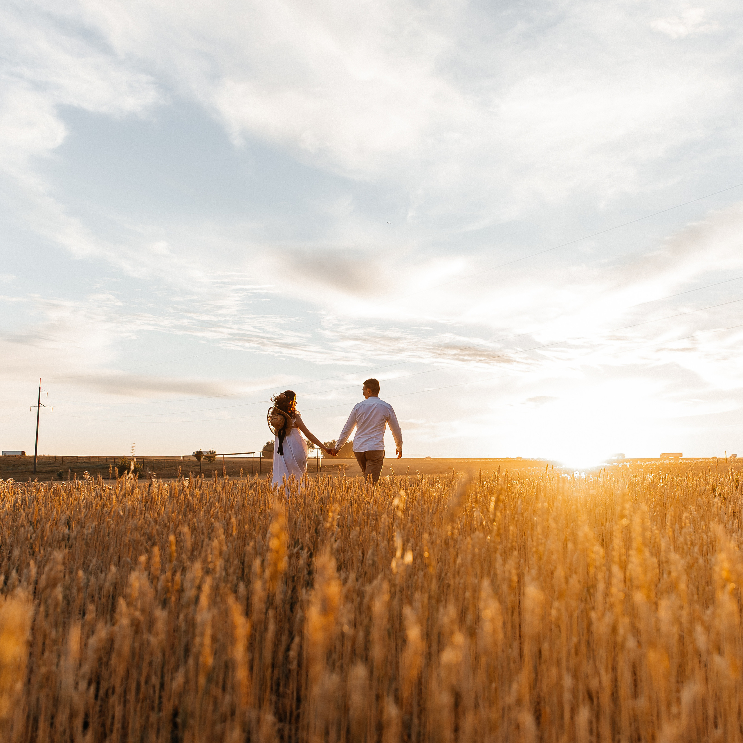 На природе