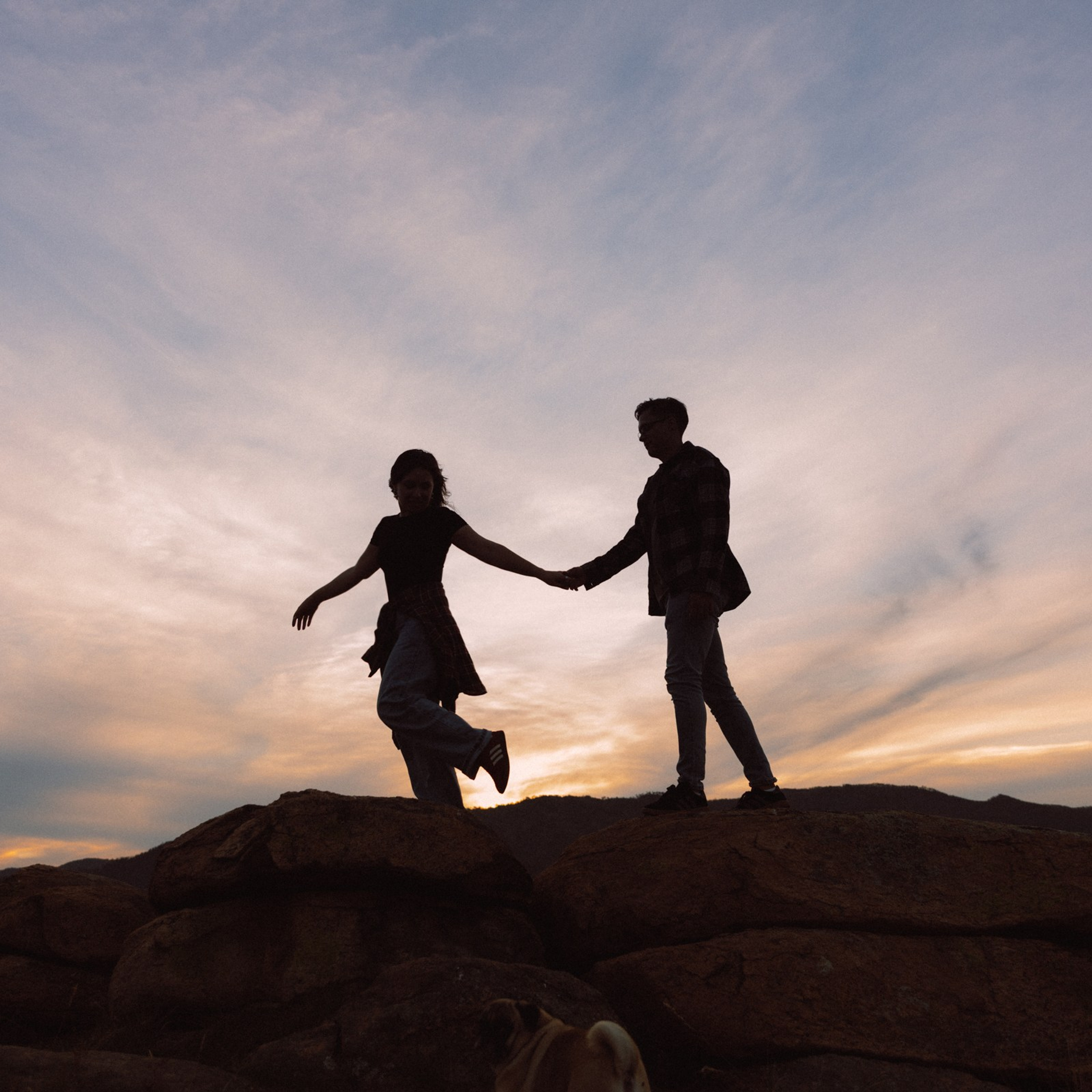 Андрей, Вика и Буся