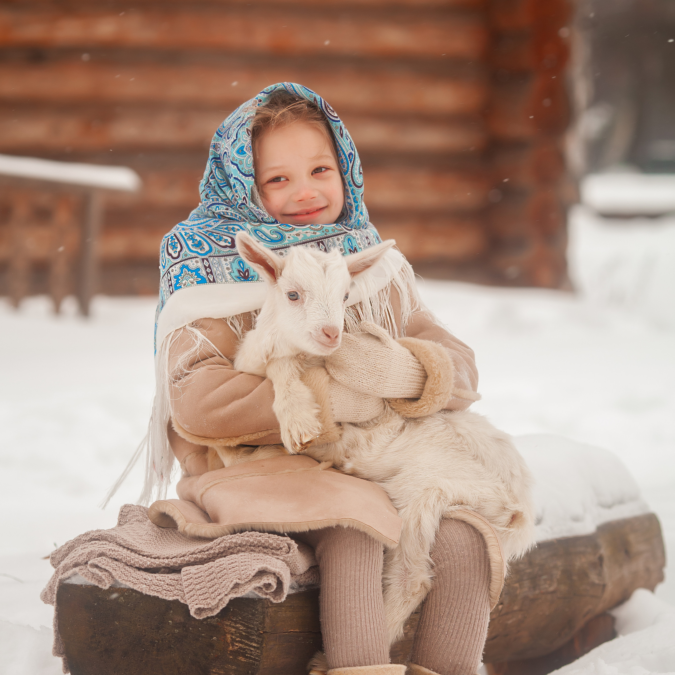 С козленком