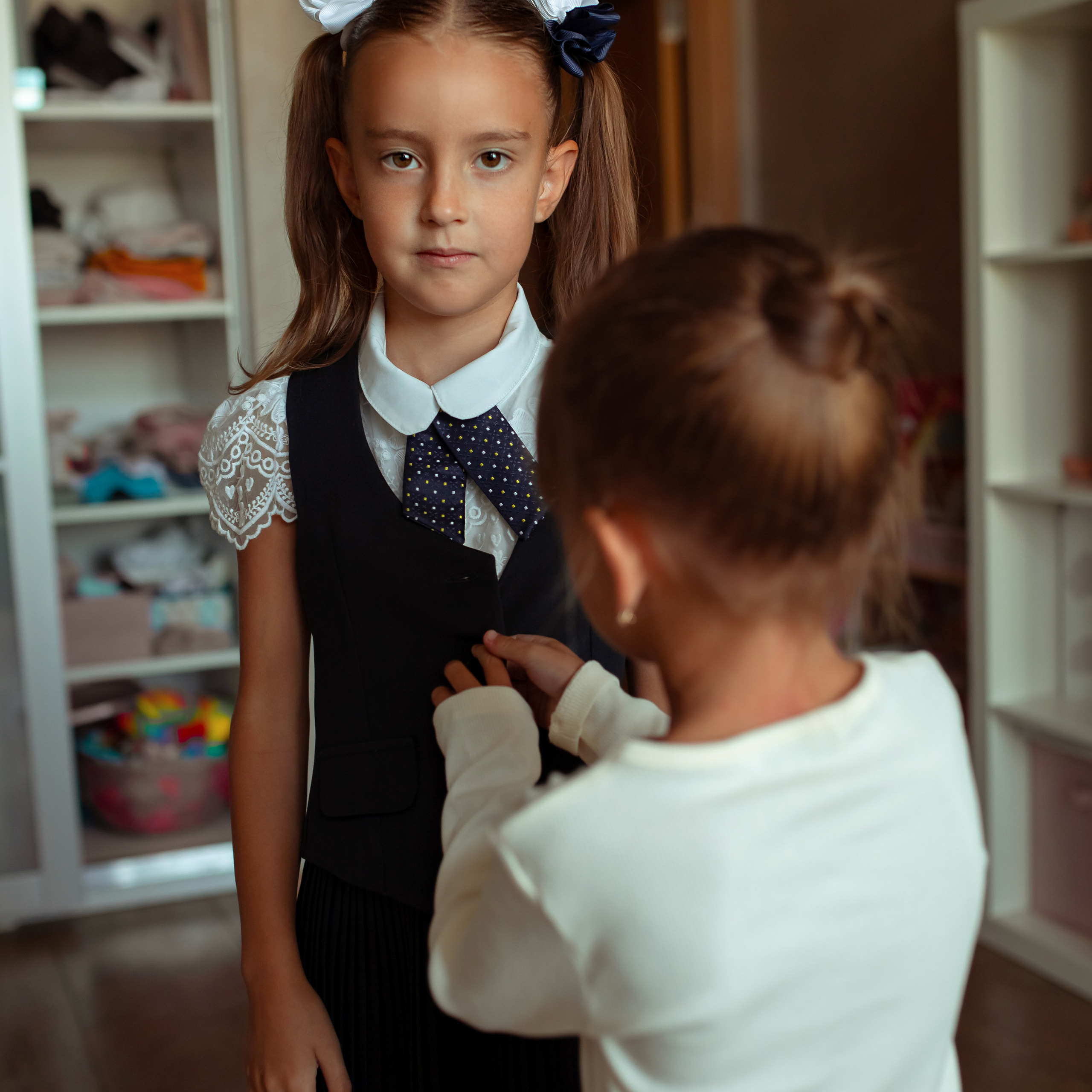 Сборы Аришки в первый класс