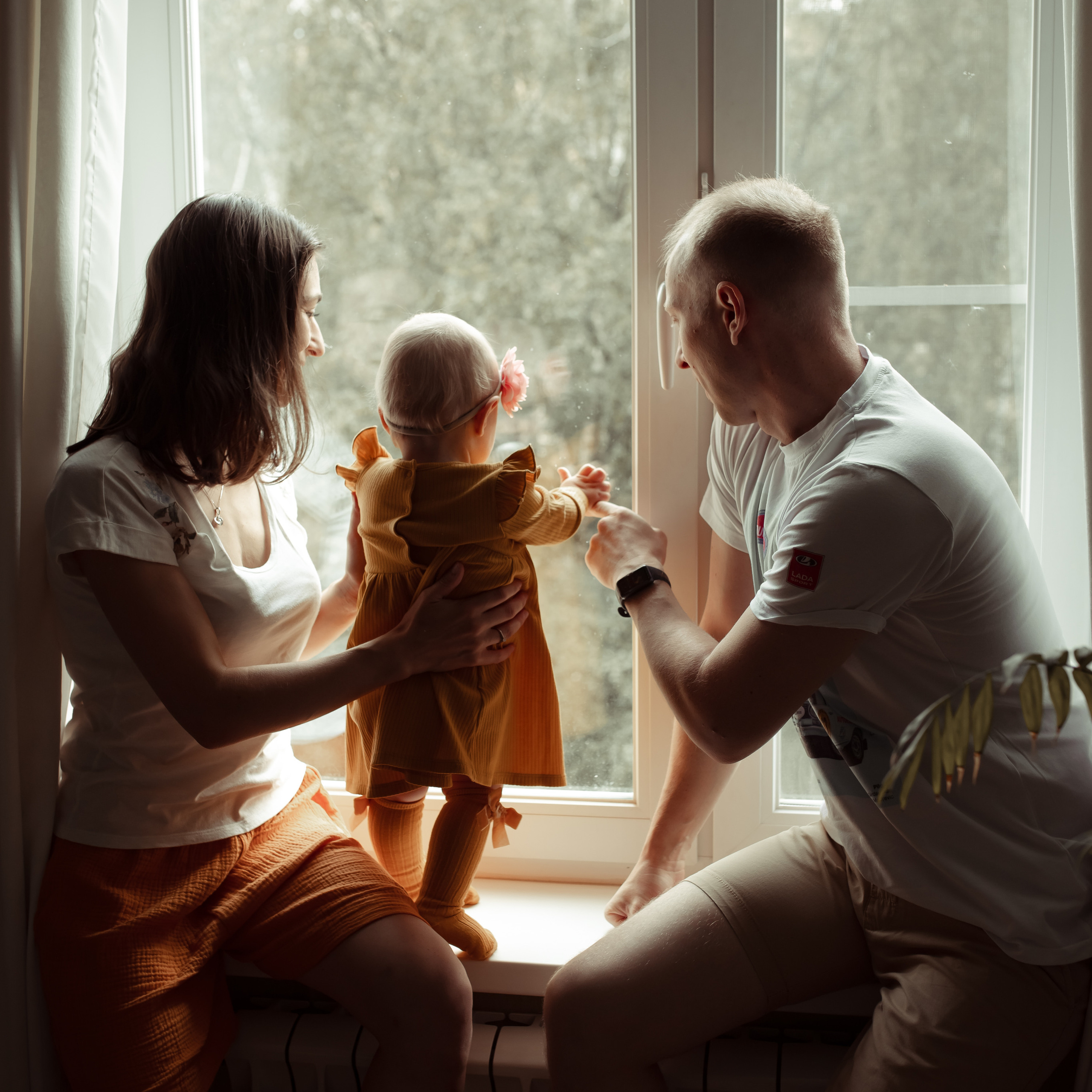 Домашняя фотосессия Елизаветы на 1 годик