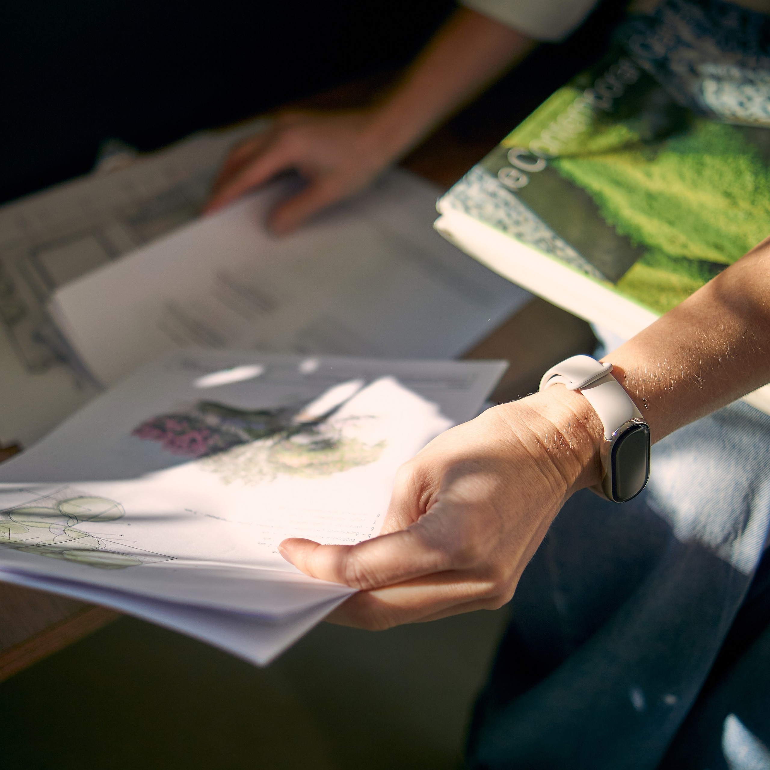 Контент-съемка ландшафтный дизайнер