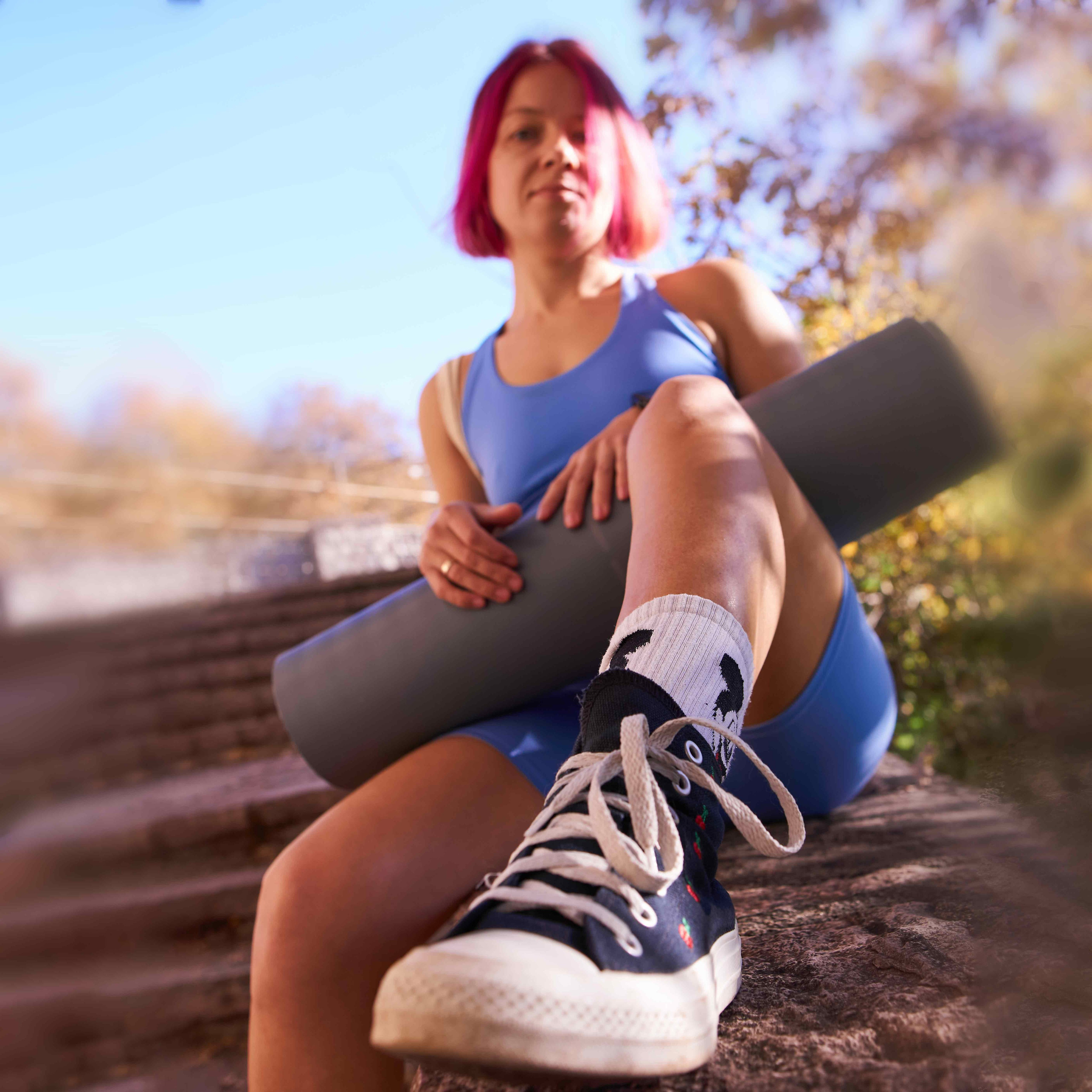 Контент-съемка для тренера по йоге