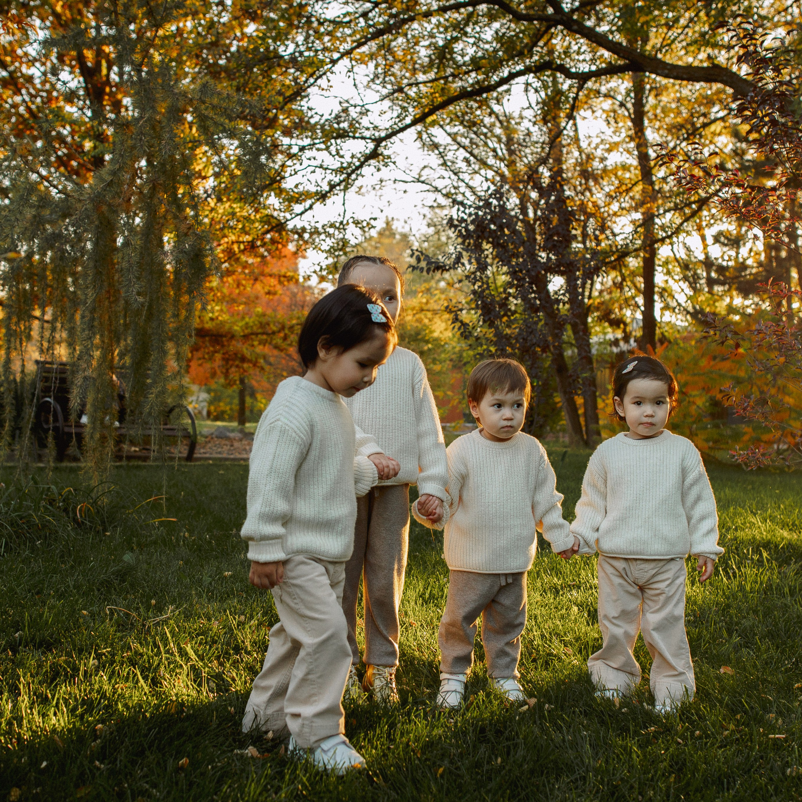 Семья на природе