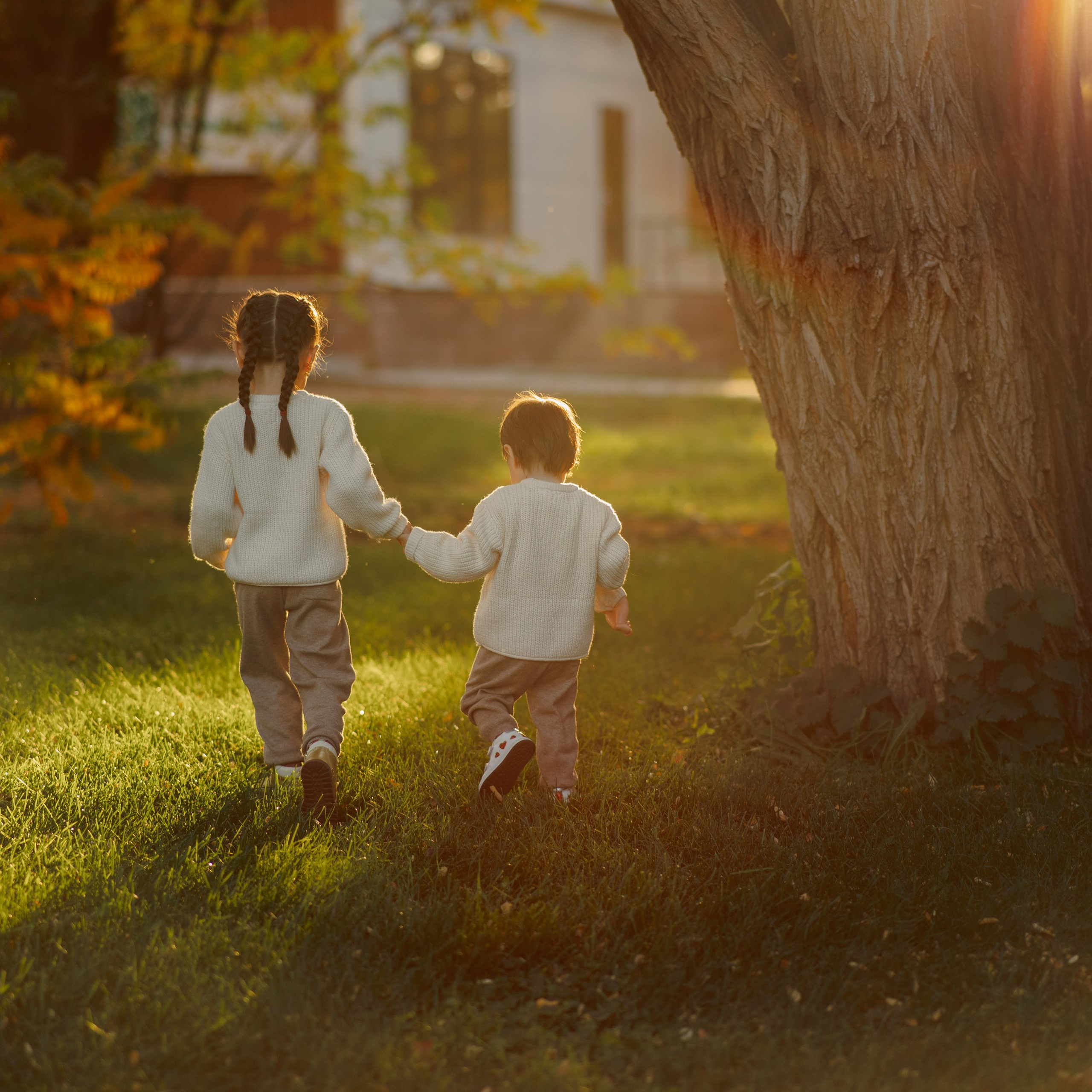 Семья на природе