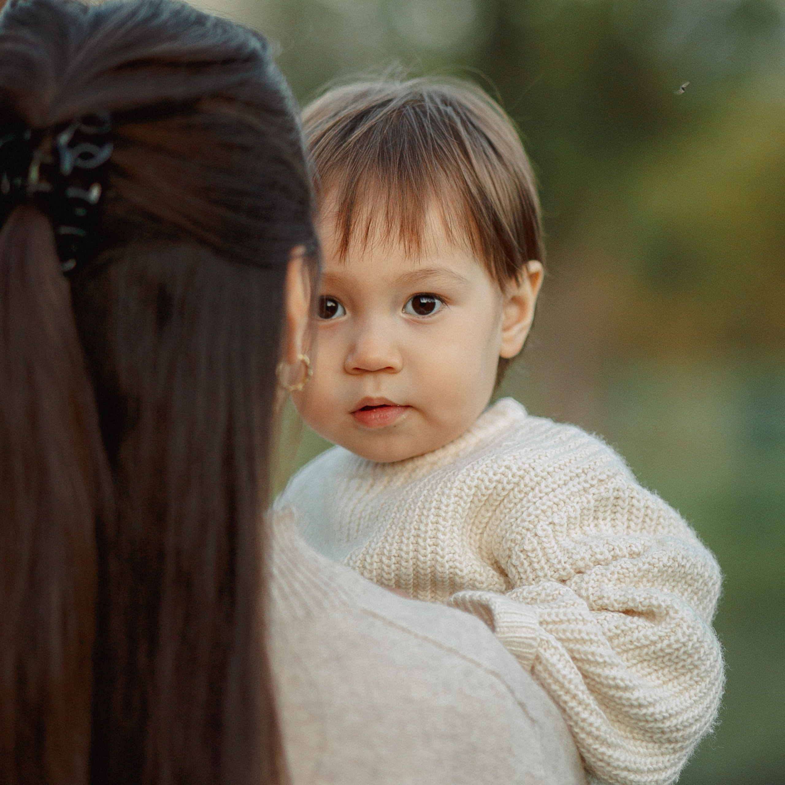 Семья на природе