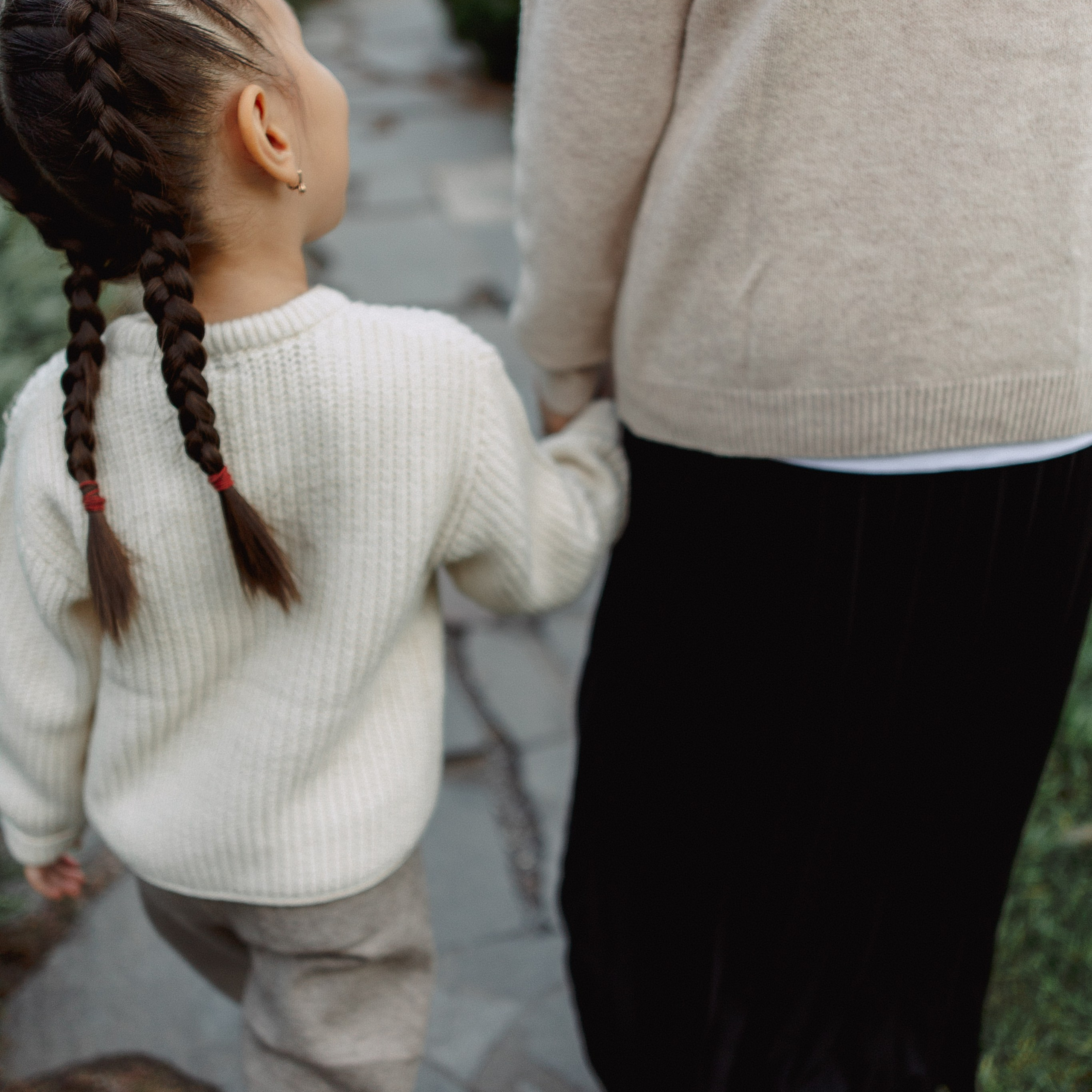 Семья на природе