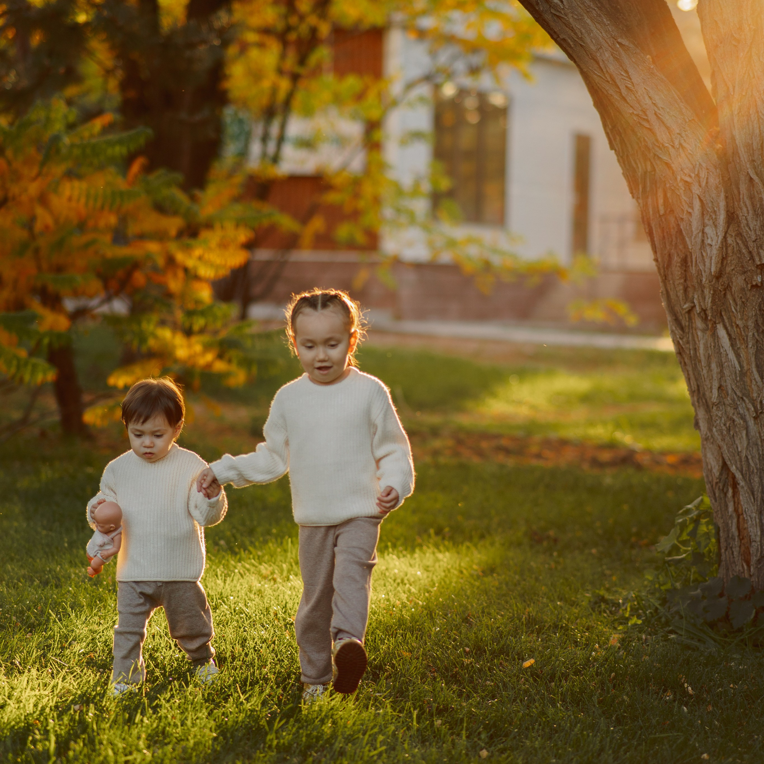 Семья на природе