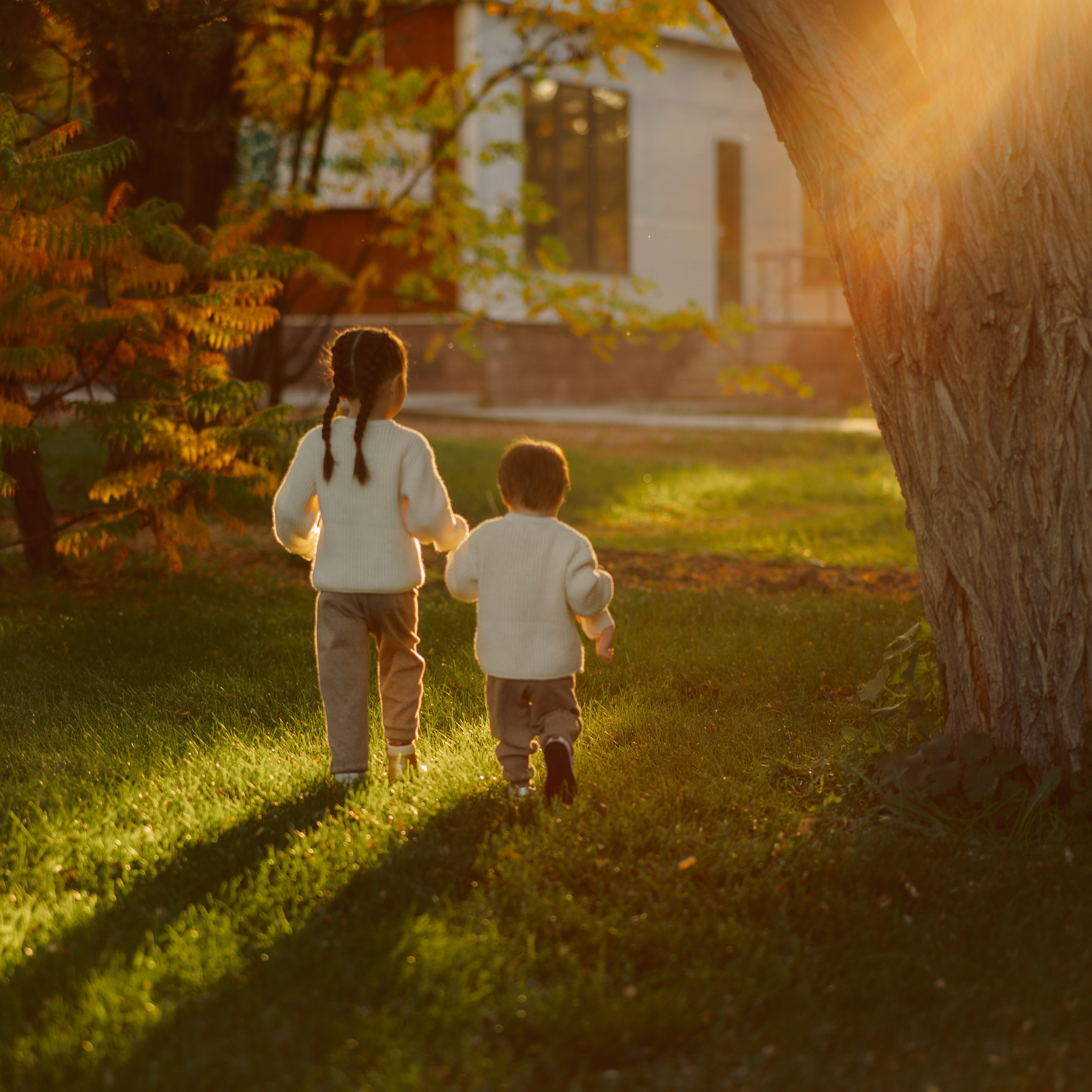 Семья на природе