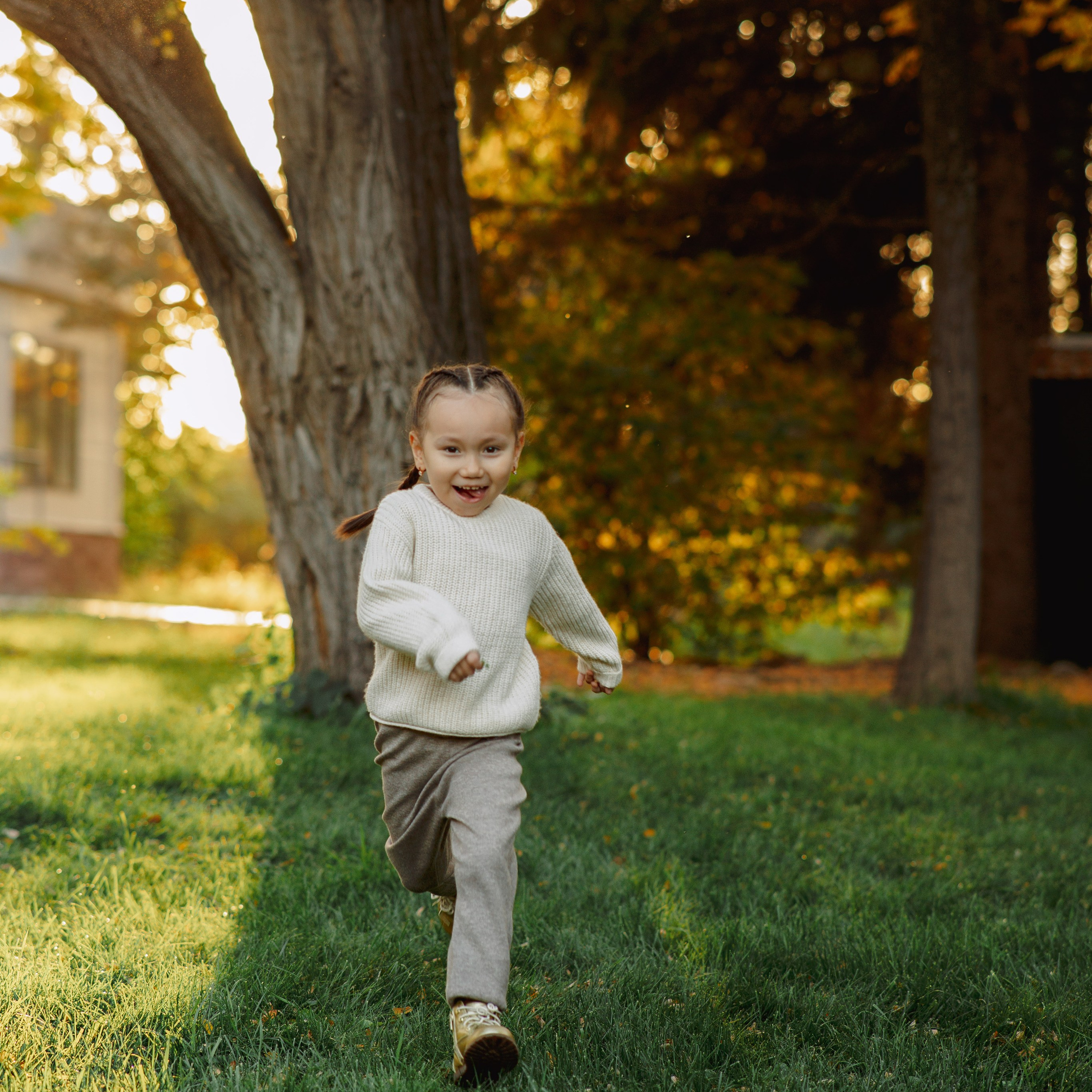 Семья на природе