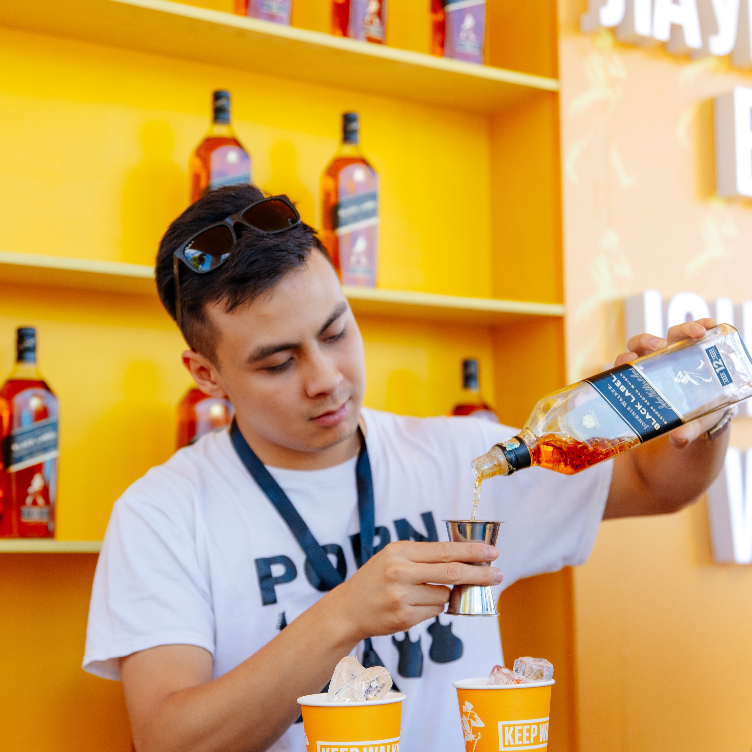 YANDEX PARK. JOHNNIE WALKER — CHINCHIN — SMIRNOFF — TANQUERAY