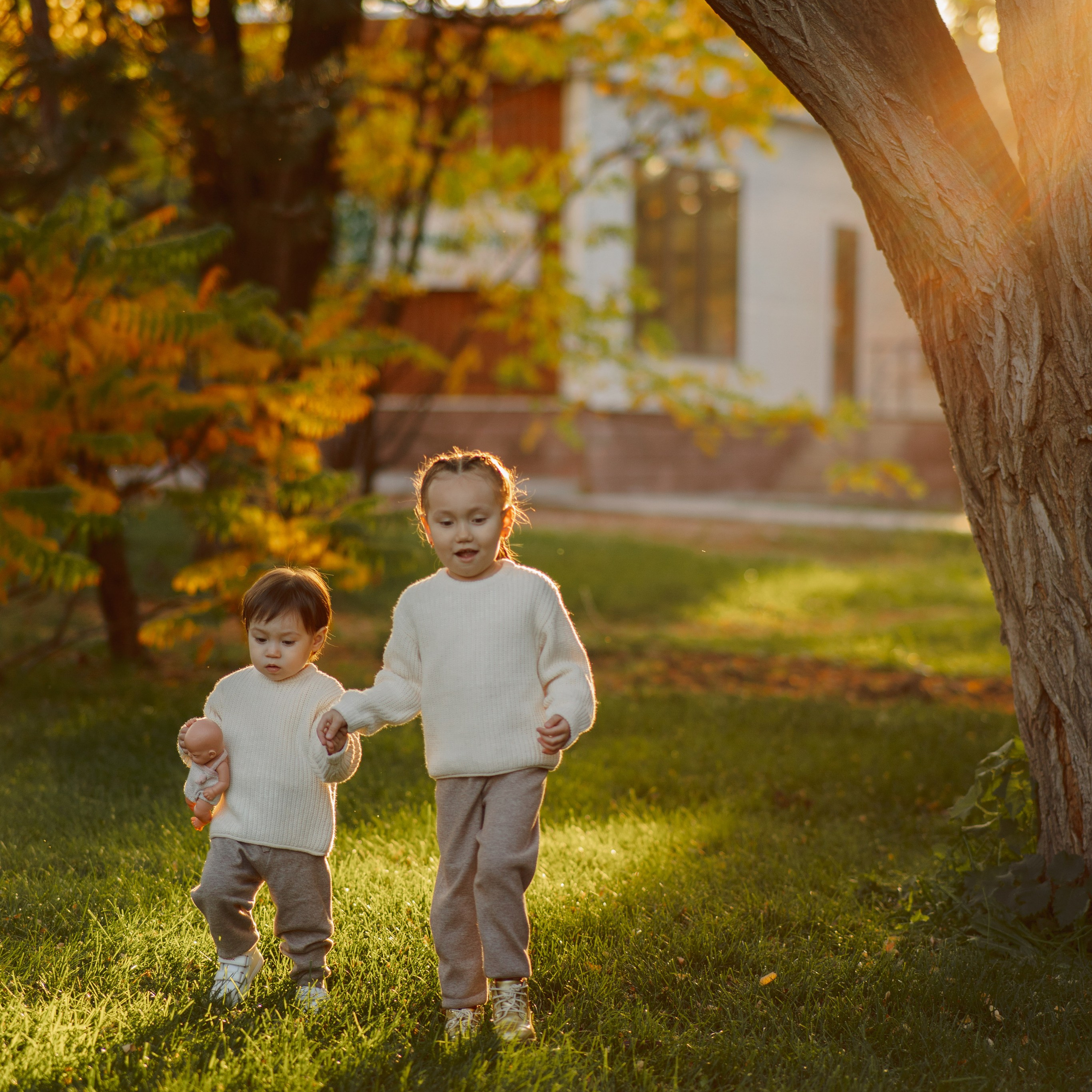 Семья на природе