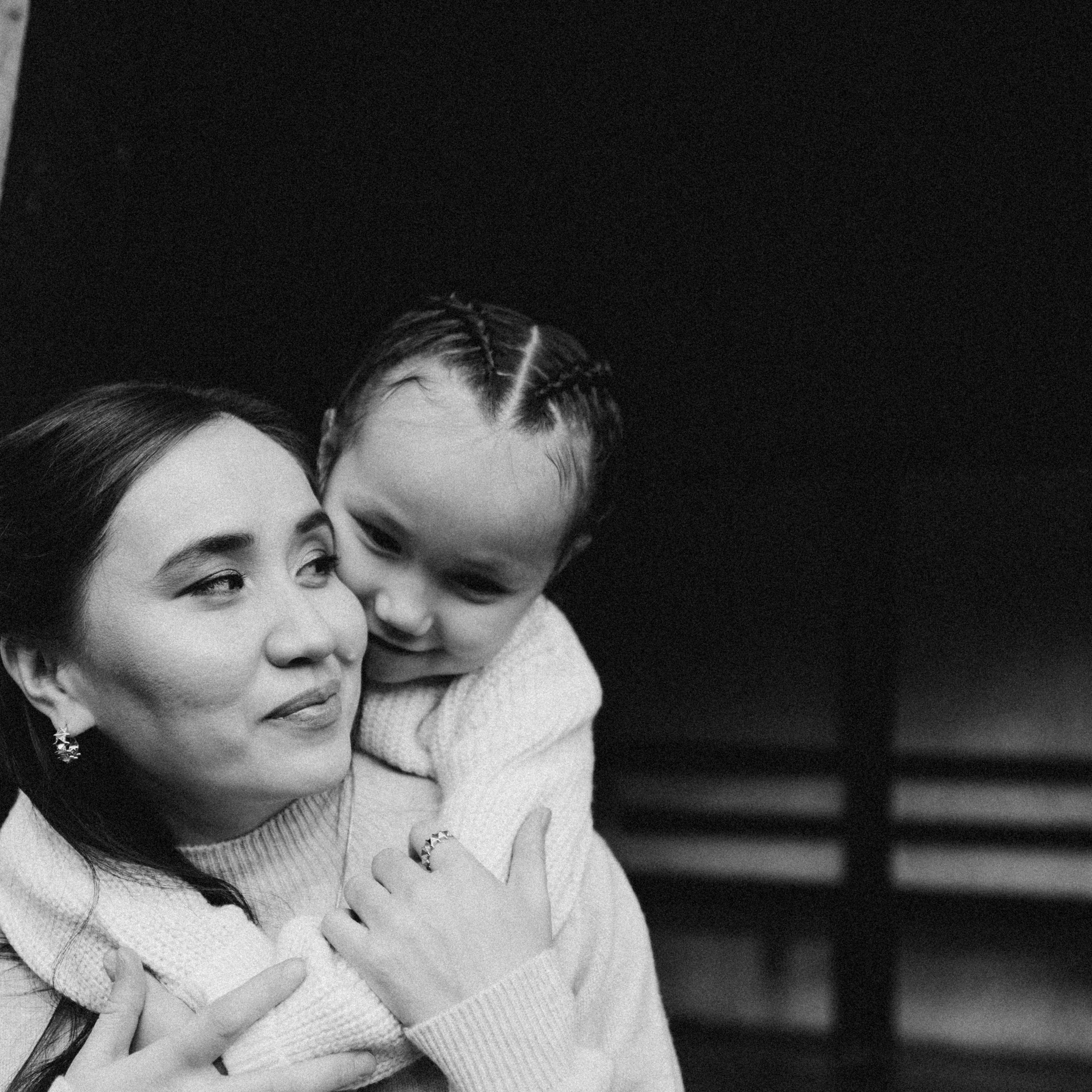 Семья на природе