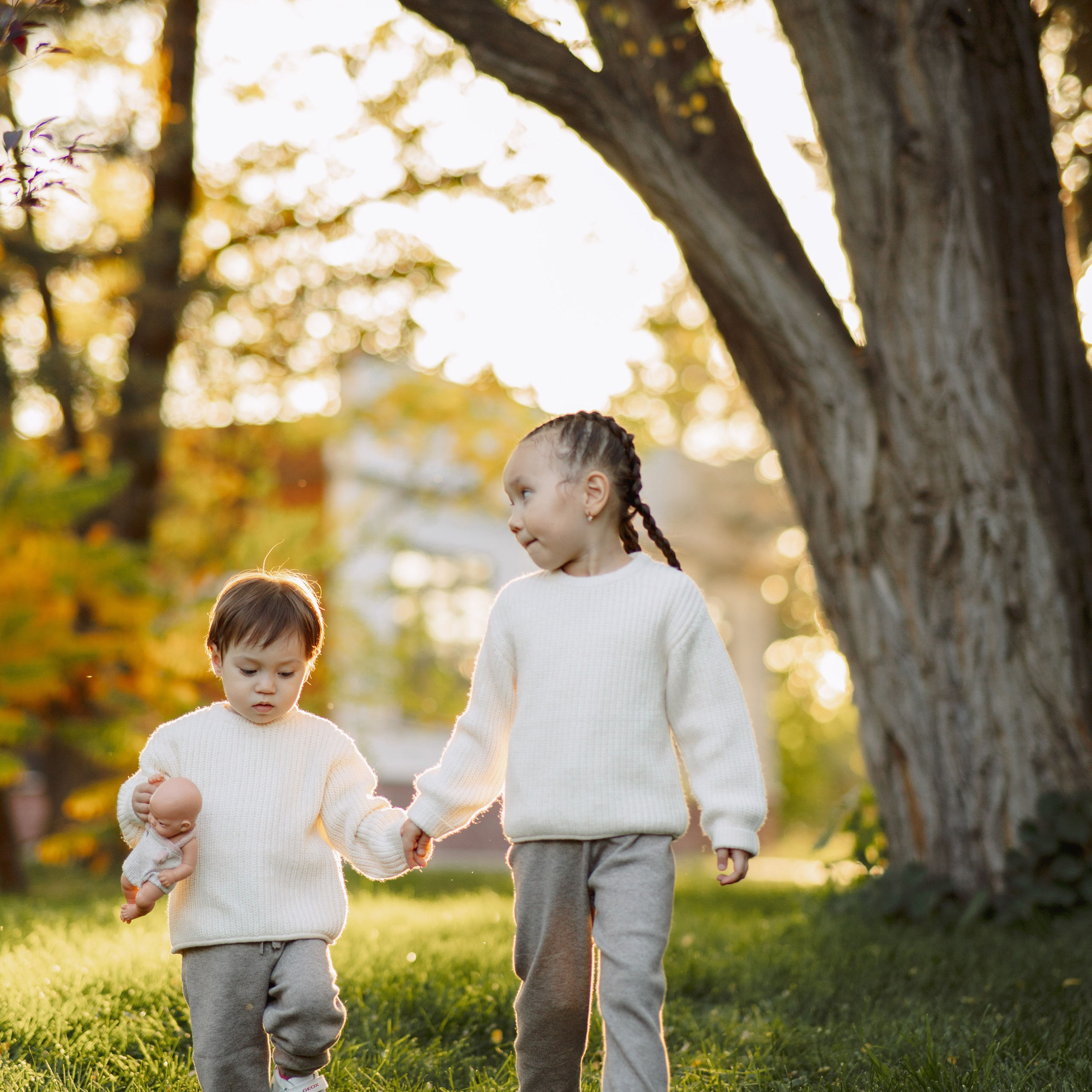 Семья на природе