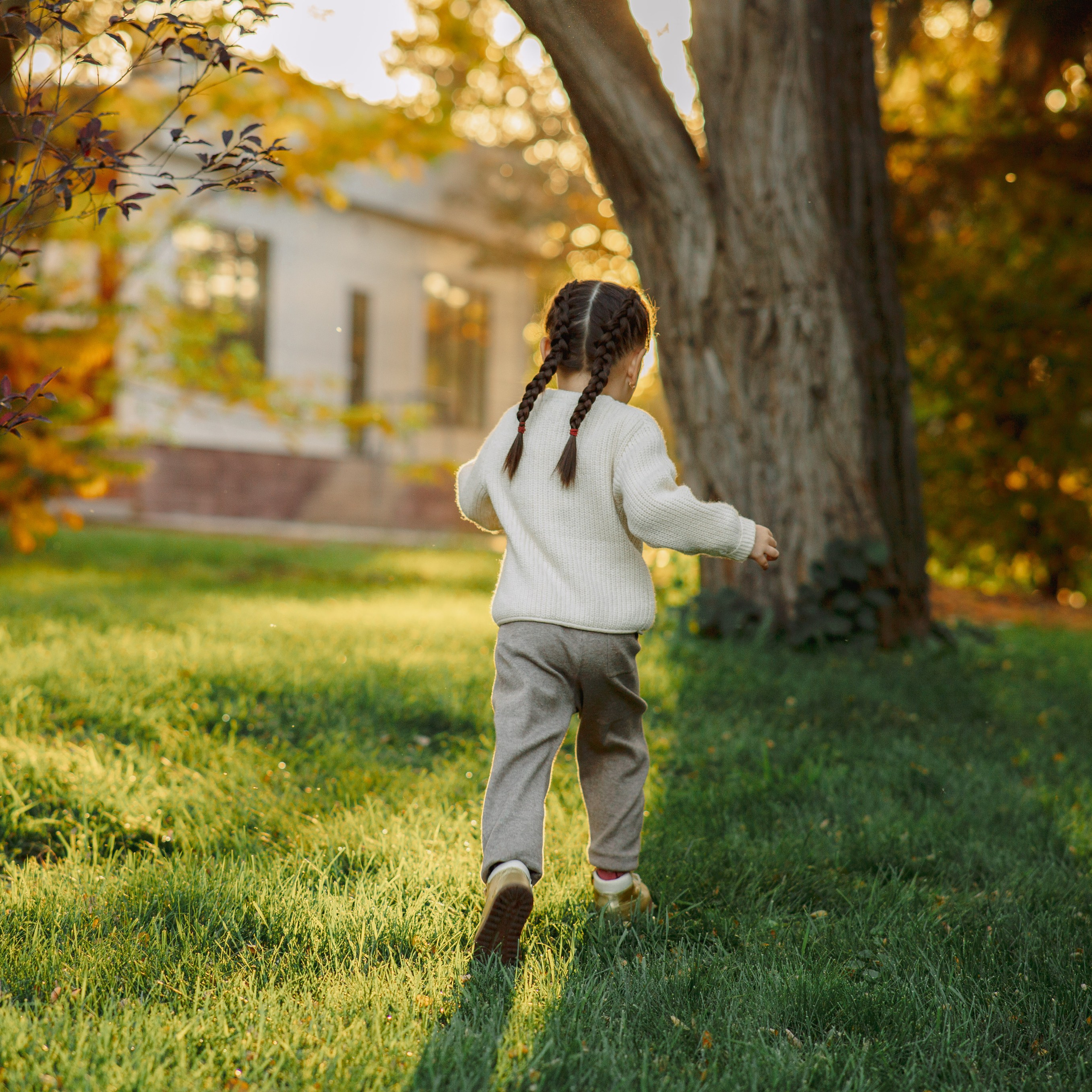 Семья на природе