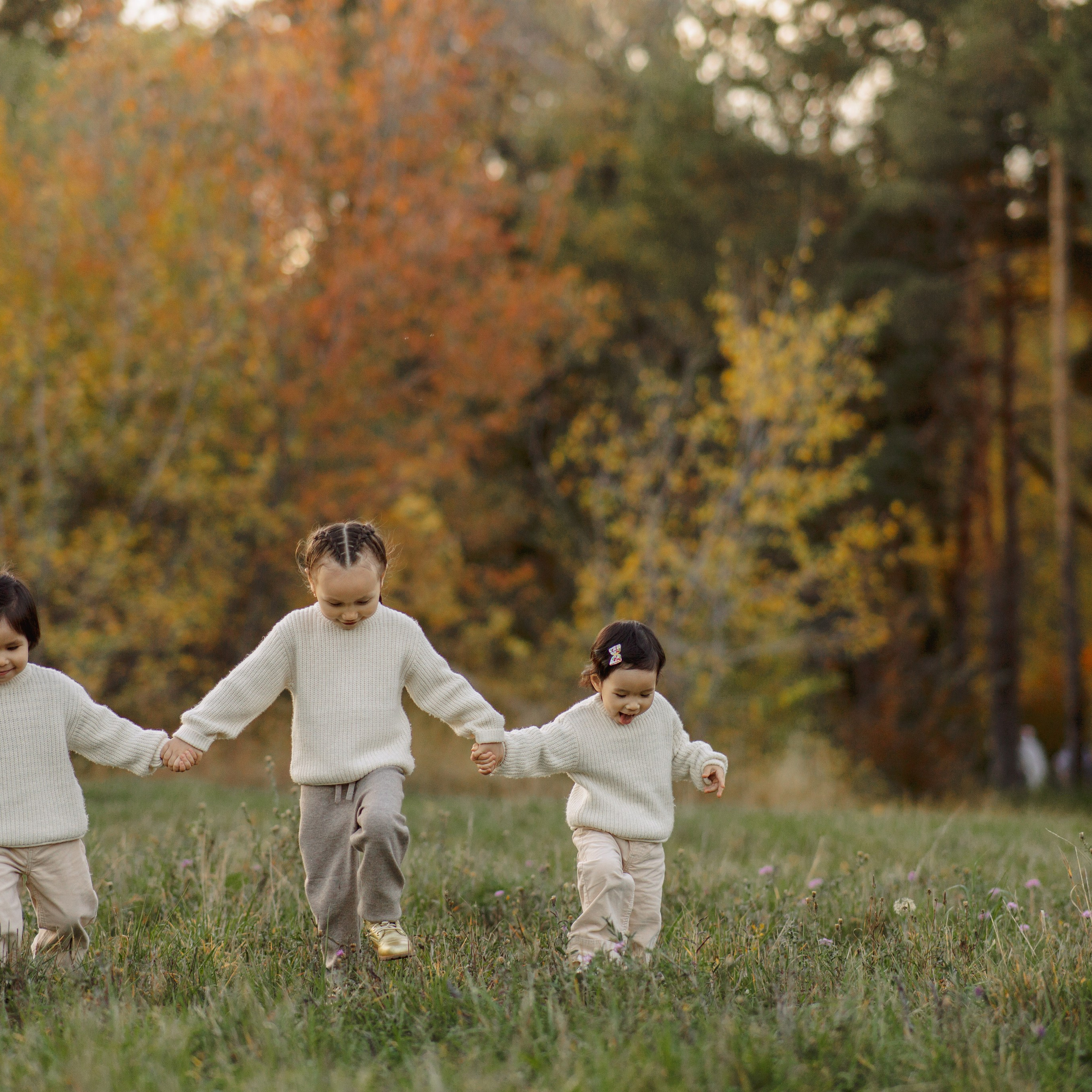 Семья на природе